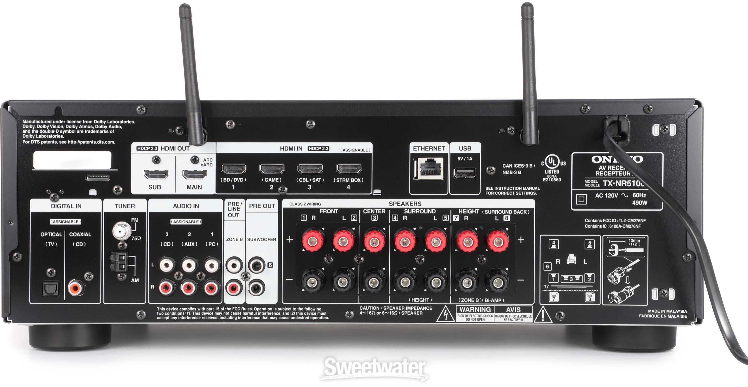 ONKYO - わたな Onkyo TX-DS989 A/V Receiver THX Ultra, THX Surround EX, DTS