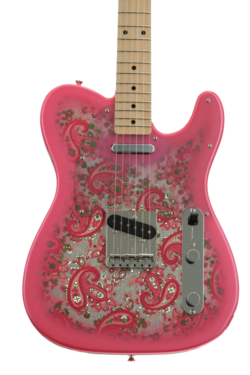 Pink paisley telecaster deals body