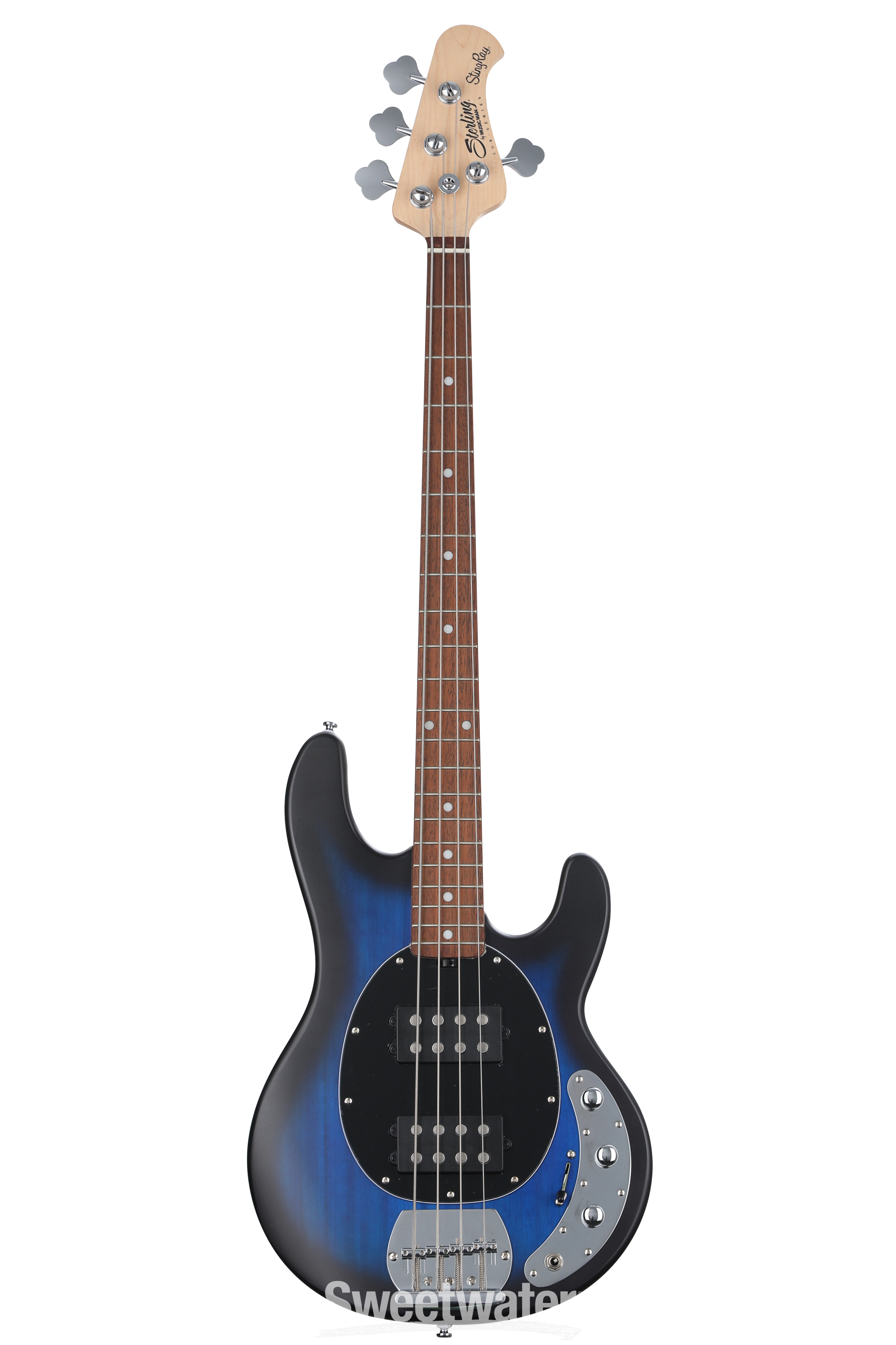 Sterling By Music Man StingRay RAY4HH Bass Guitar - Pacific Blue 