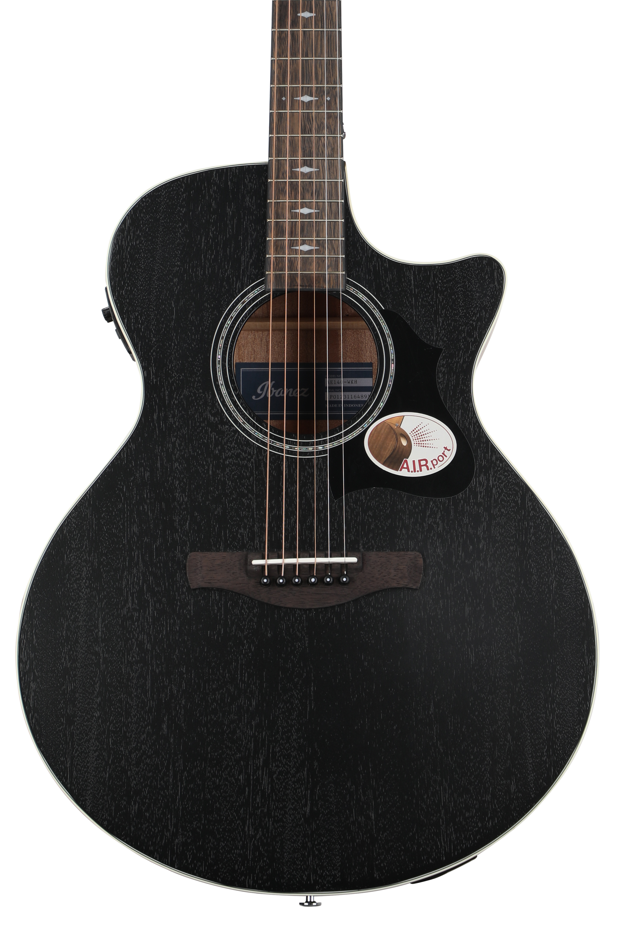 Ibanez AE140 Acoustic-electric Guitar - Weathered Black | Sweetwater