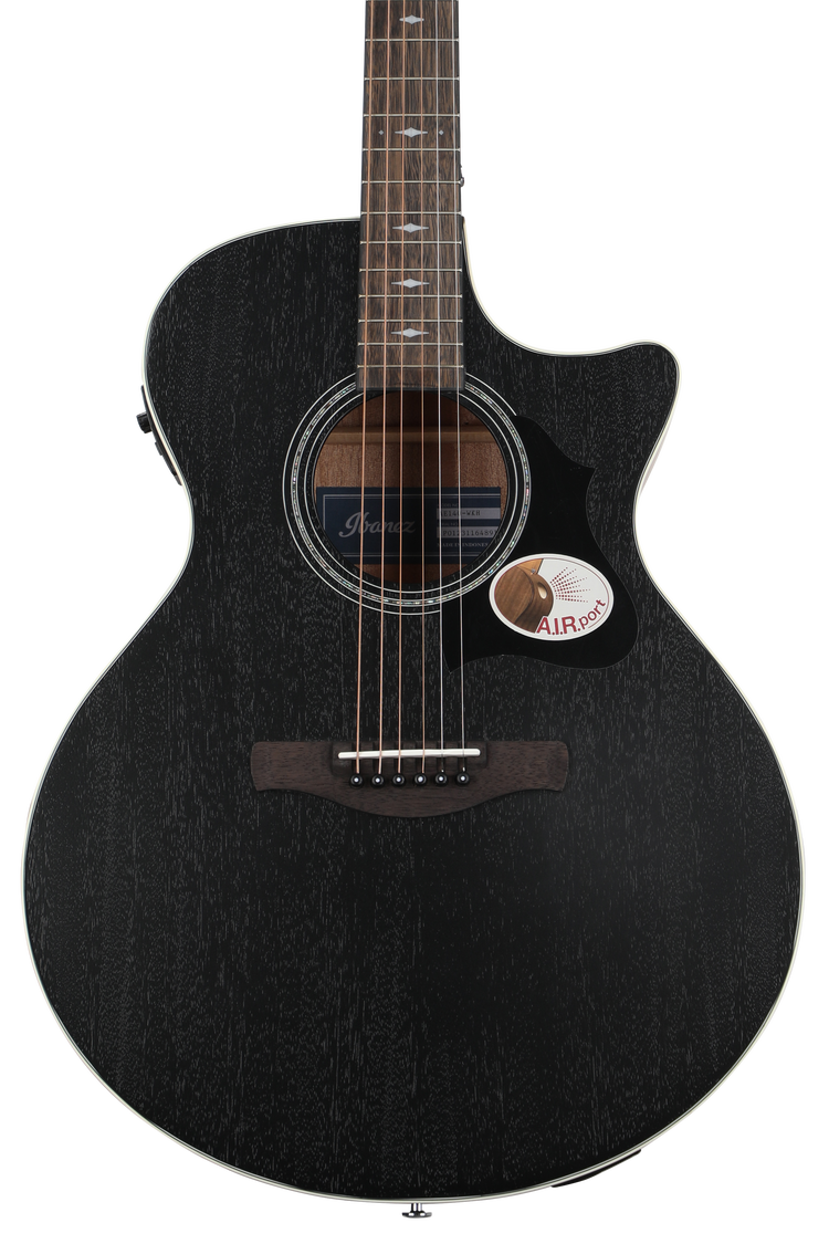 Ibanez AE140 Acoustic-electric Guitar - Weathered Black | Sweetwater