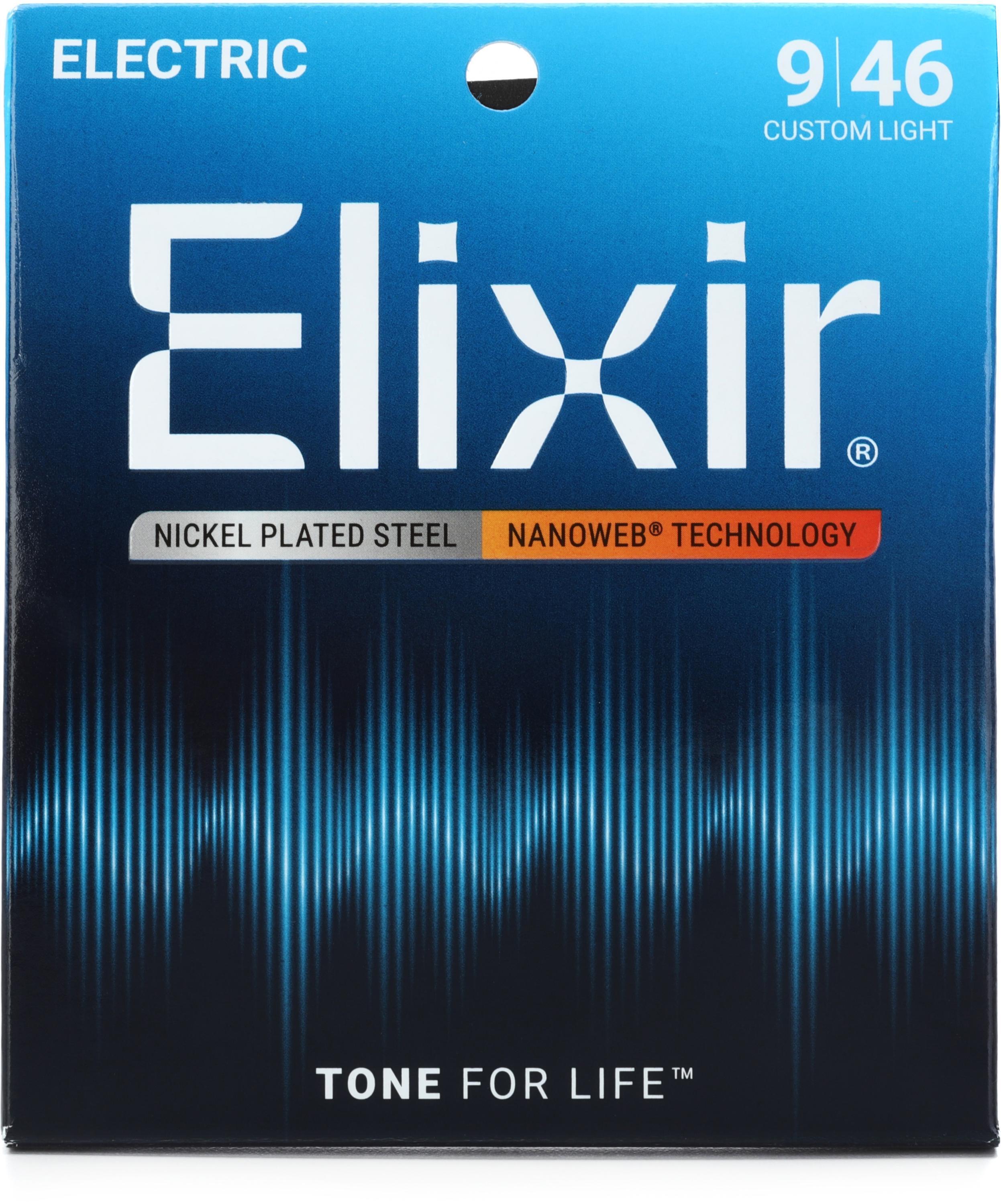 Elixir Strings 12002 Nanoweb Electric Guitar Strings - .009