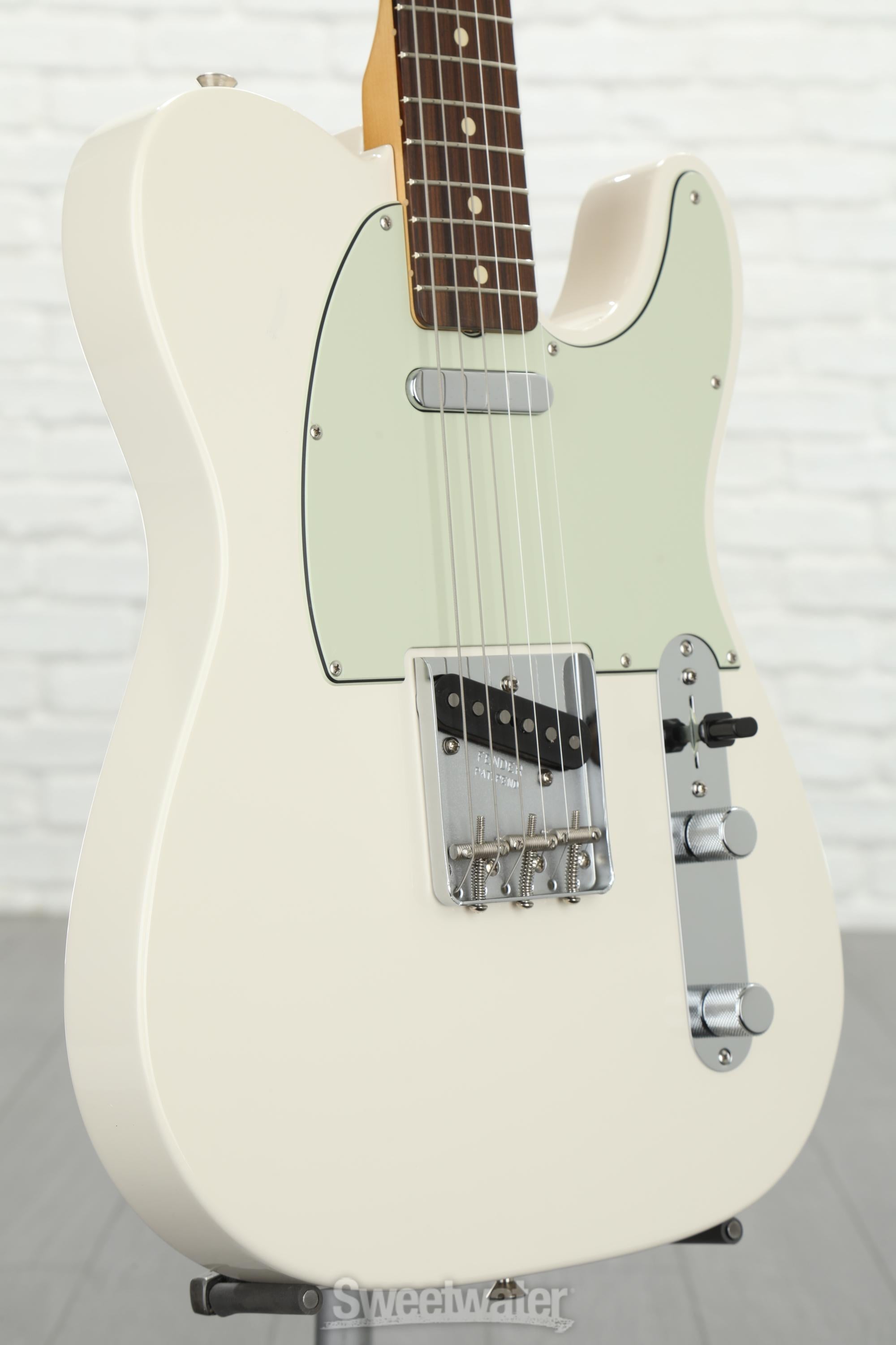 ギター Fender MEXICO Classic 60s Telecaster Fender Classic '60s Telecaster - Olympic White w/ Pau Ferro