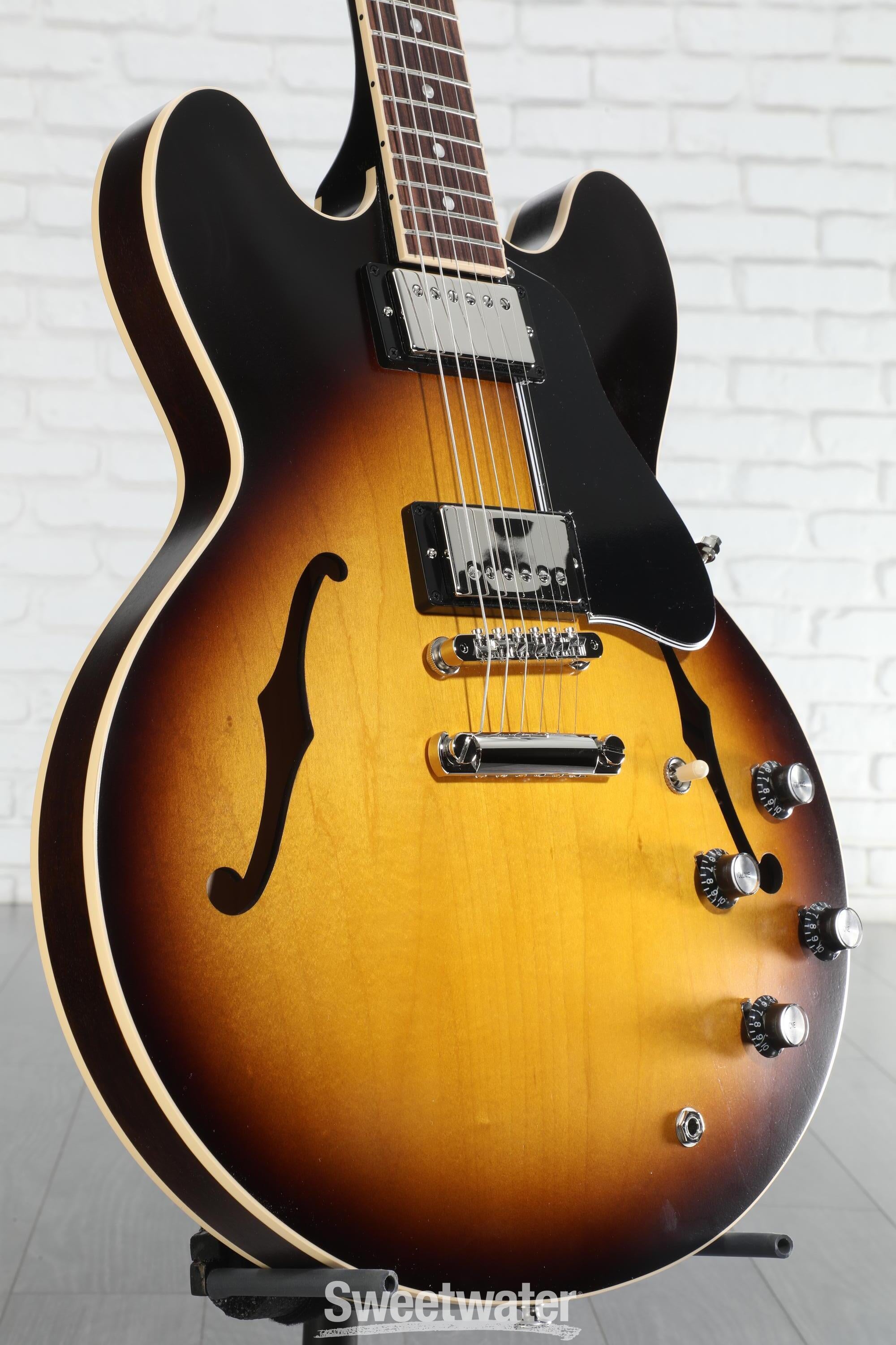 ギター GIBSON ES-335 SATIN Gibson ES-335 Satin - Satin Vintage Burst | Sweetwater