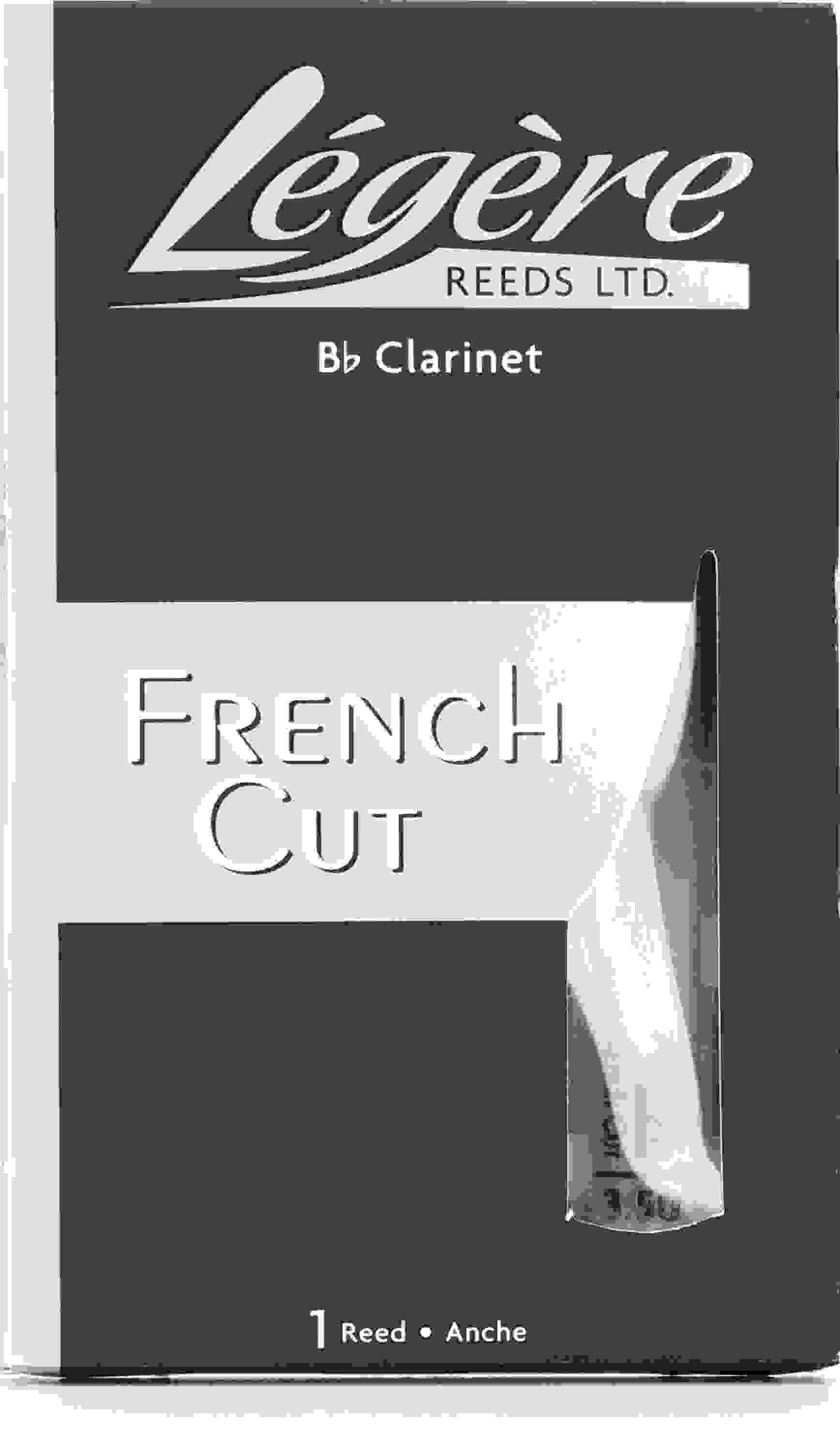 Legere French Cut Bb Clarinet Reed - 3.50