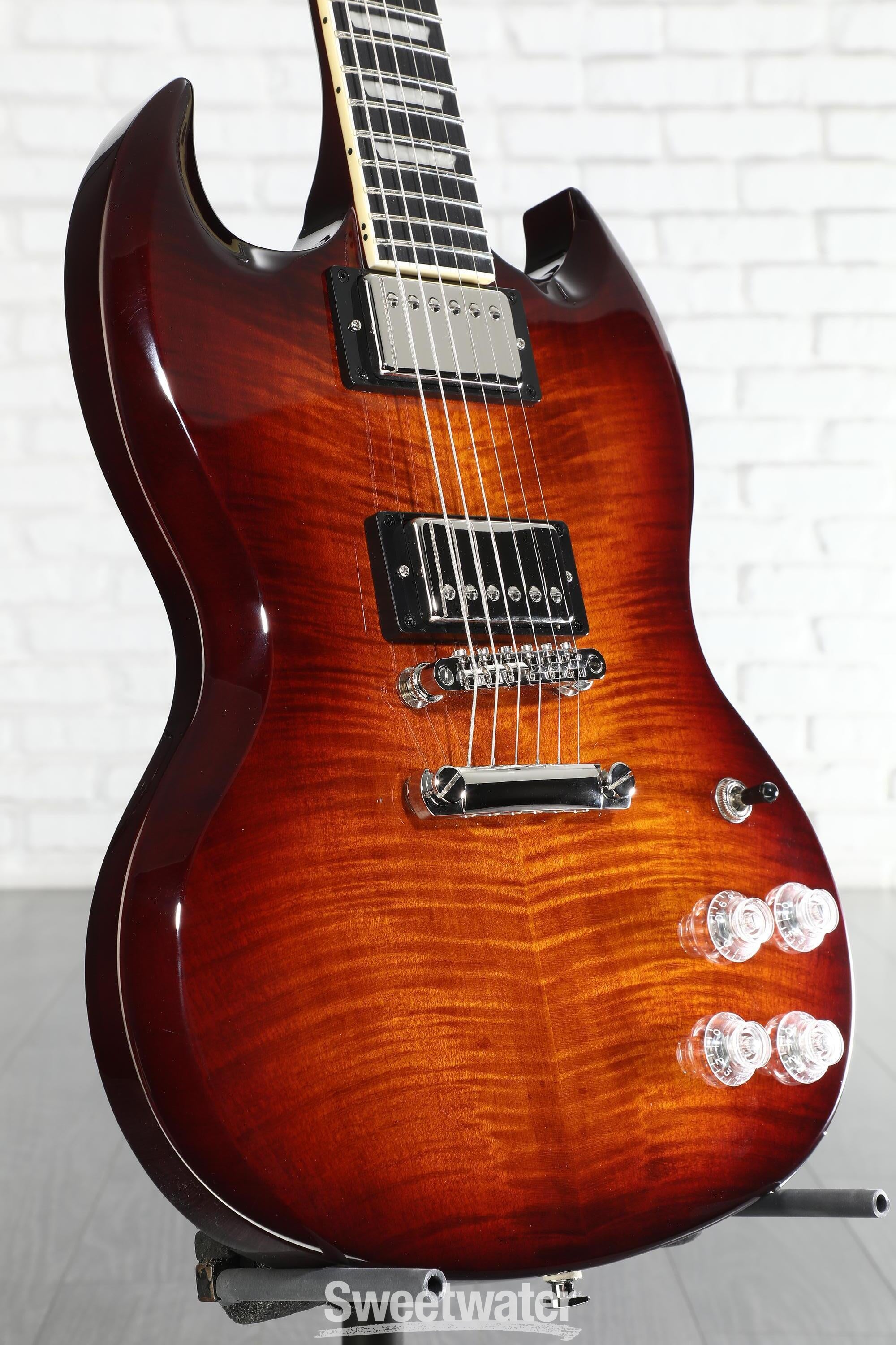 Epiphone SG Modern Figured Electric Guitar - Mojave Burst Reviews