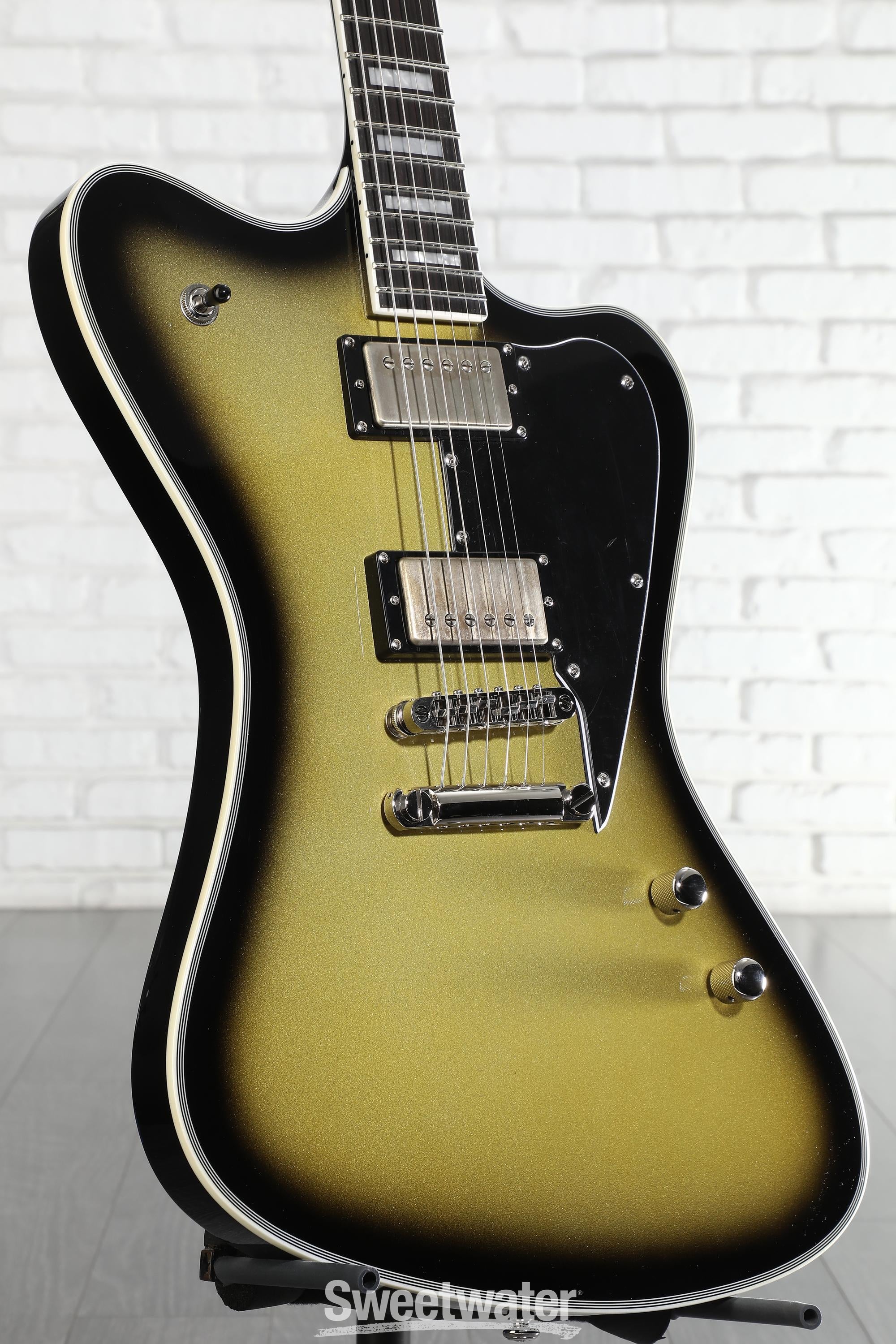 Photo of ESP LTD Bill Kelliher Sparrowhawk Electric Guitar - Vintage Silver Sunburst