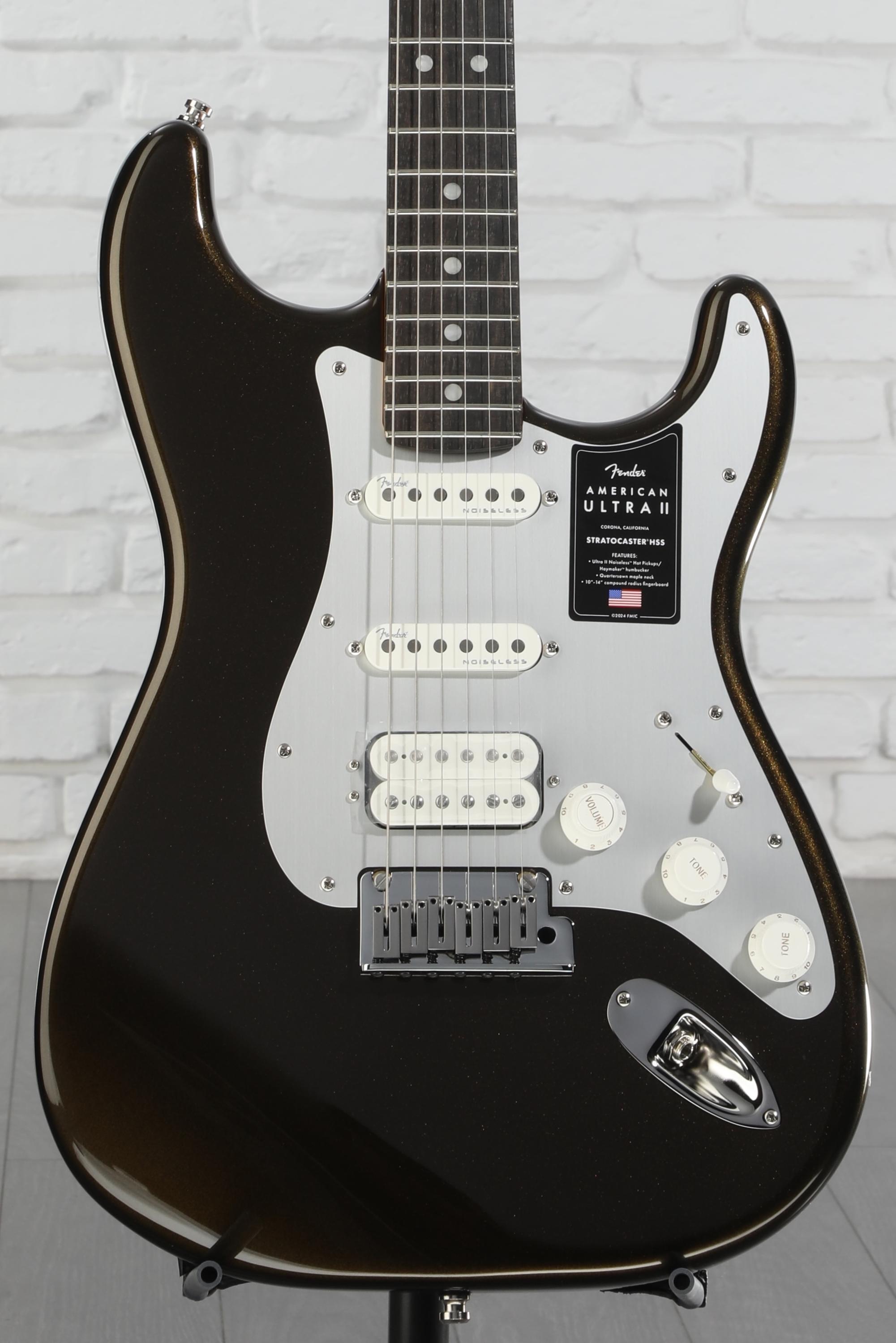 Fender American Ultra II Stratocaster HSS Electric Guitar - Texas