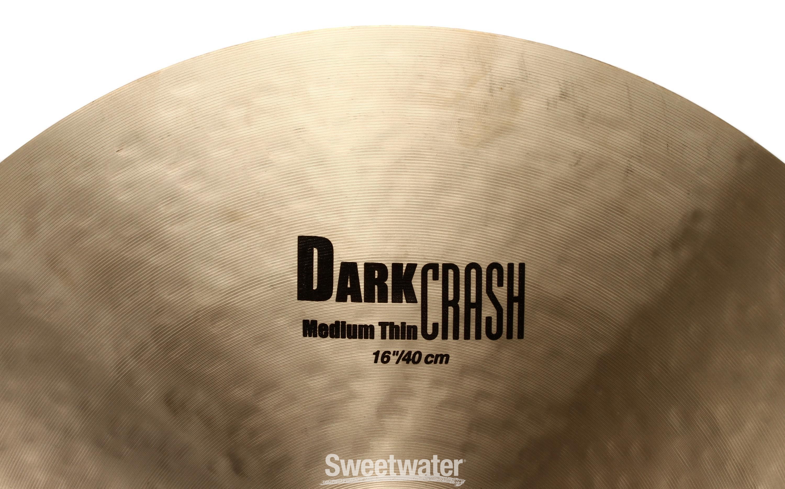 Zildjian 16-inch K Zildjian Dark Medium Thin Crash Cymbal | Sweetwater