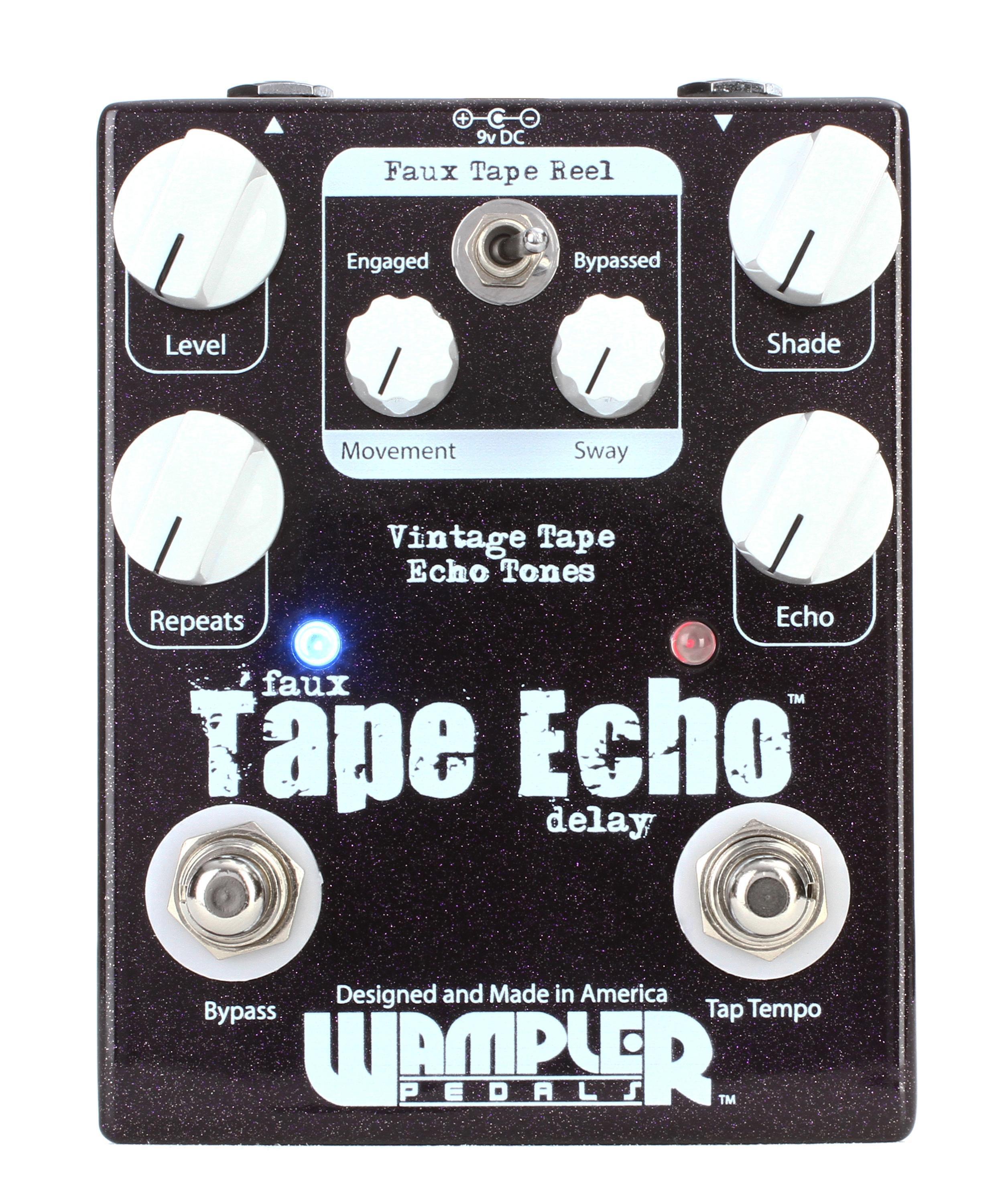 Wampler Faux Tape Echo ギターエフェクター Wampler Faux Tape Echo with Tap Tempo | Sweetwater