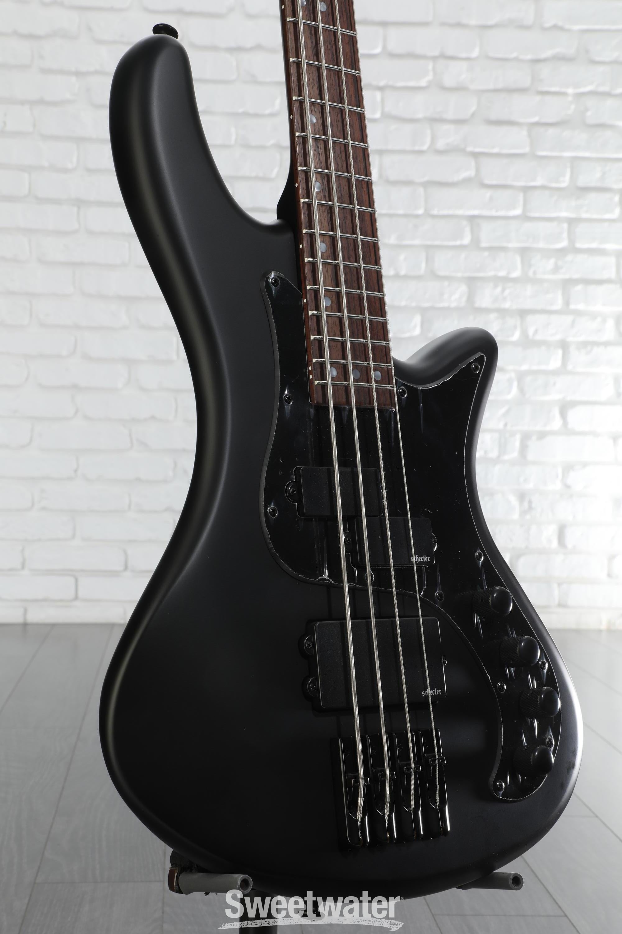 schector elite4 stiletto？ スルーネック Schecter Stiletto Elite 4 - See-Thru Black | Sweetwater