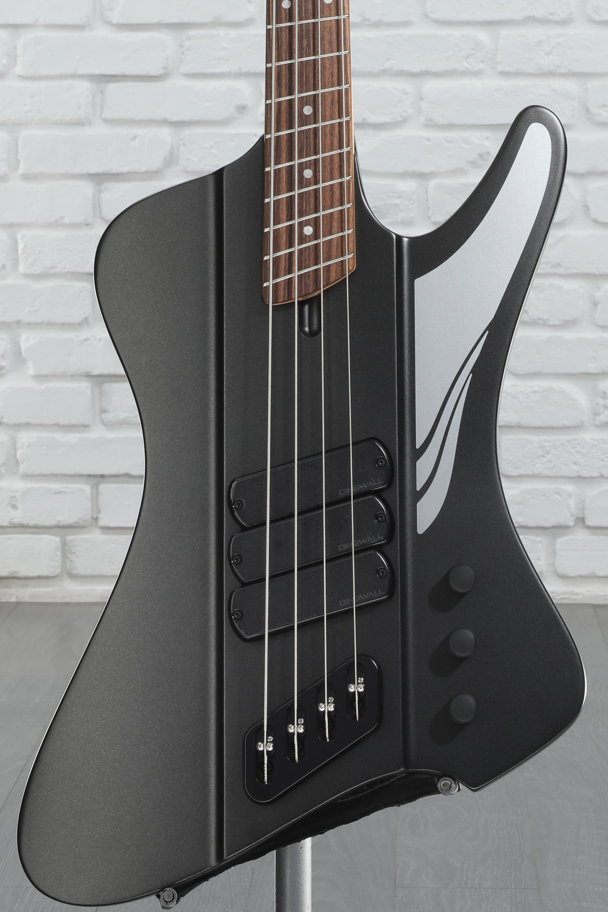 Dingwall Guitars D-Roc Multi-scale Bass Guitar - Matte Metallic Black