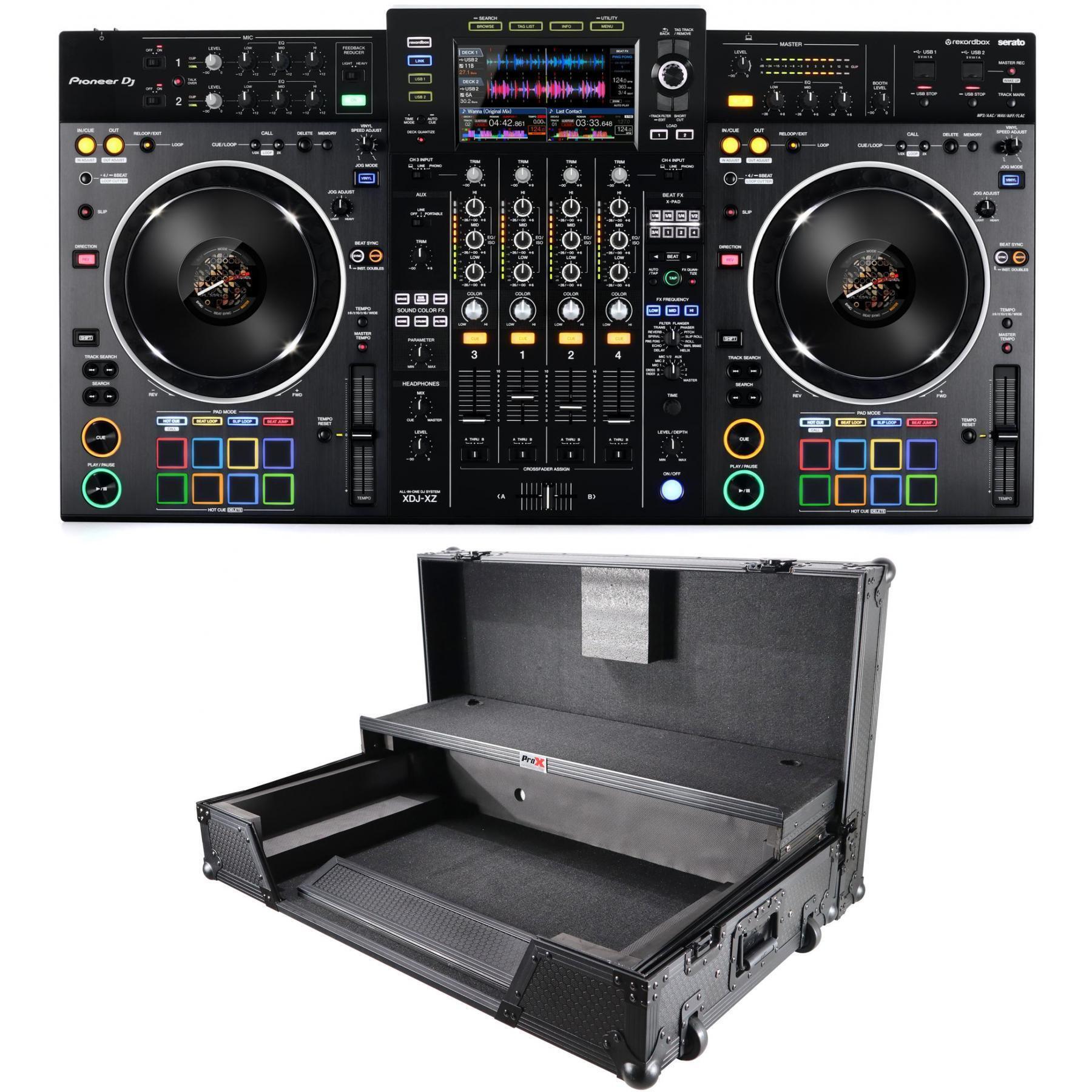 Pioneer DJ XDJ-XZ Digital DJ System and Flight Case Bundle