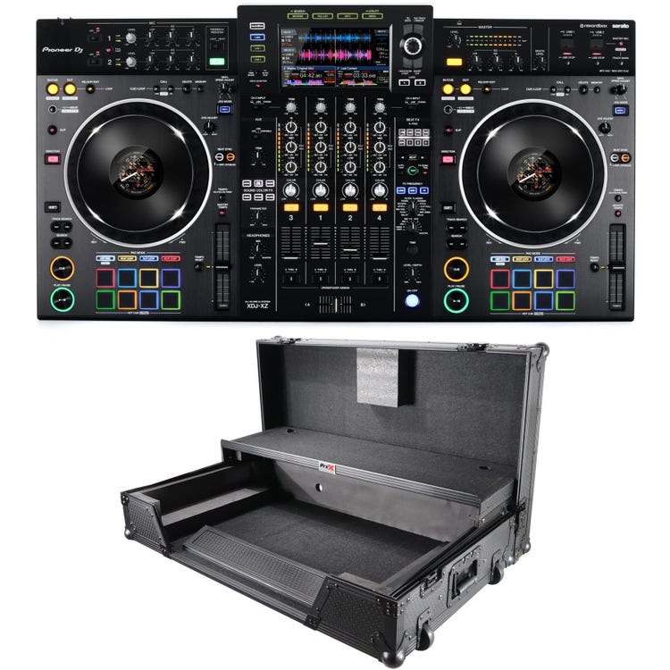 Pioneer DJ XDJ-XZ Digital DJ System and Flight Case Bundle  