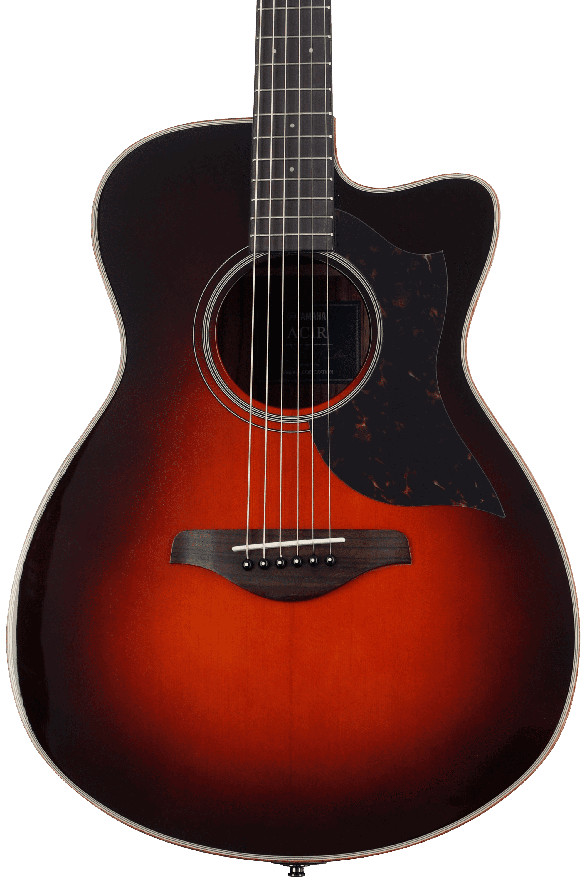 Yamaha AC1R Concert Cutaway Acoustic-electric Guitar - Tobacco