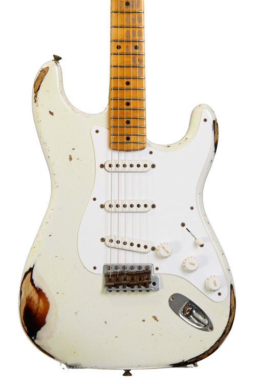 ★Custom Relic OlympicWhite Stratocaster★ Fender Limited Edition 1964 L-Series Stratocaster Heavy