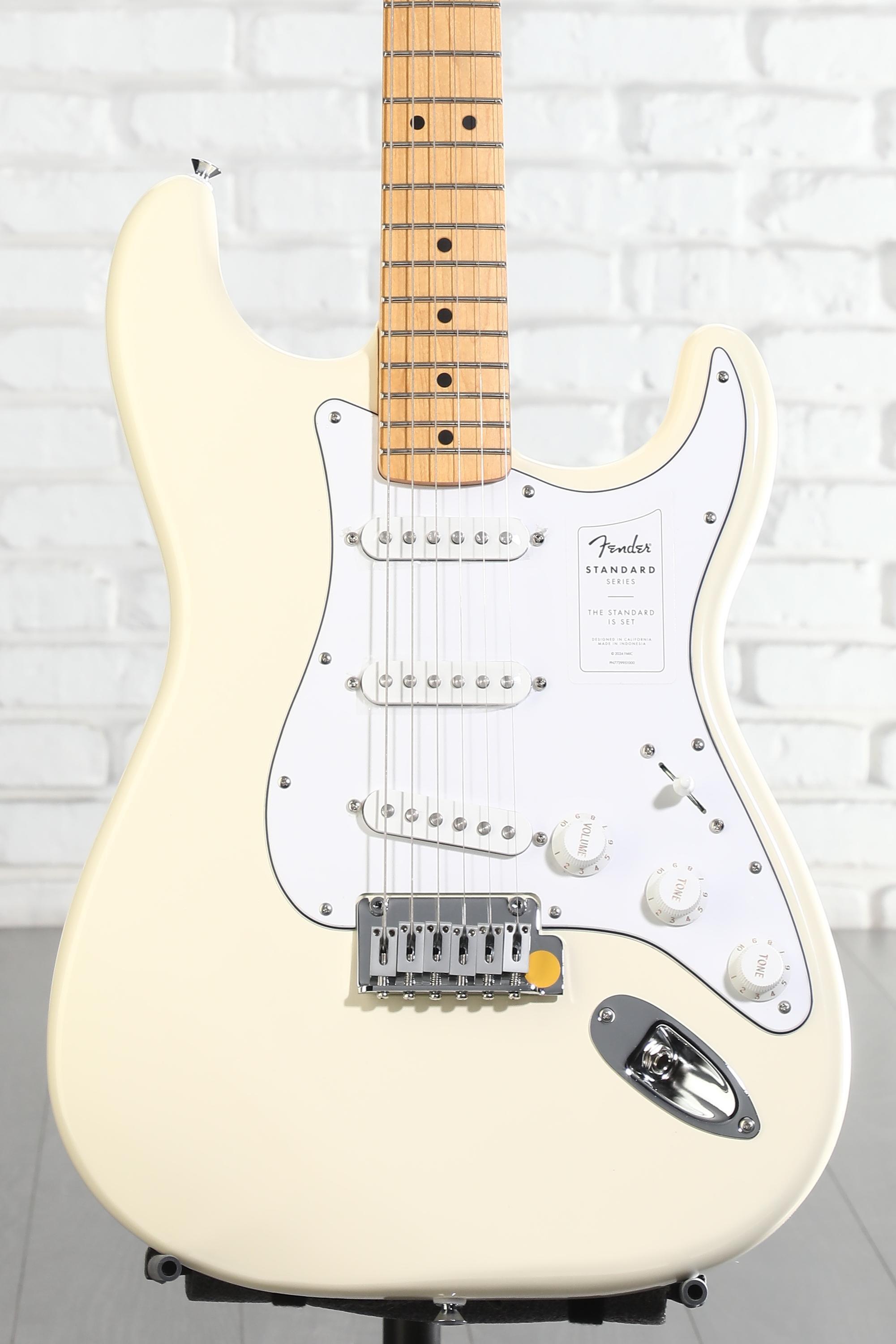 Fender Standard Stratocaster Electric Guitar - Olympic White