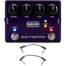 Product Image - This Item - MXR M225 Sub Machine Octave Fuzz Pedal with EBS Patch Cables
