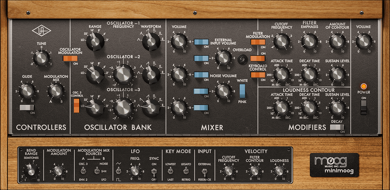 Photo of Universal Audio Moog Minimoog Plug-in