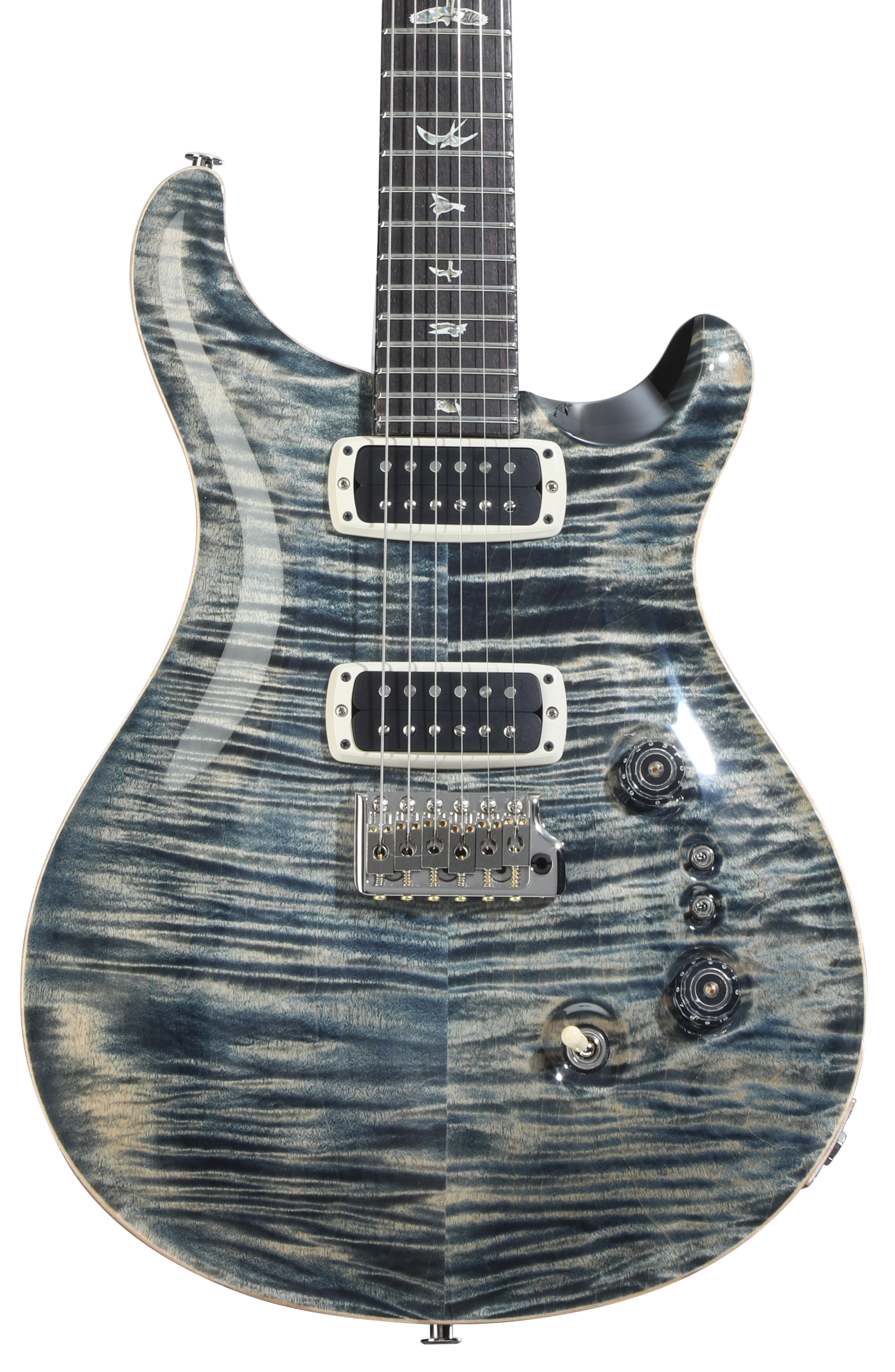 こめ　PRS custom24 2017 Faded Whale Blue PRS Custom 24 Faded Whale Blue 10 Top # 0394774 - Lauzon Music