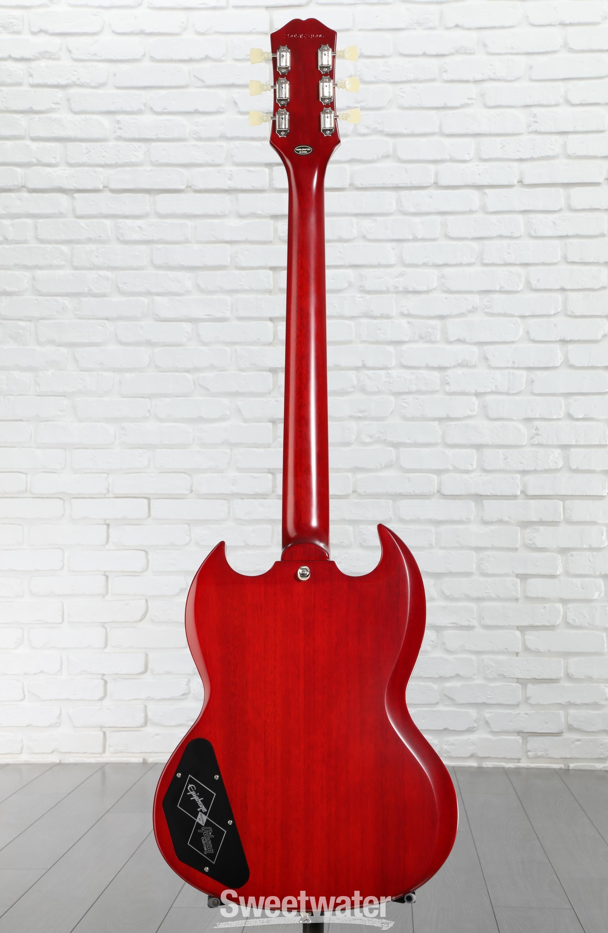 ギター Epiphone 1961 Les Paul SG Standard Epiphone 1961 Les Paul SG Standard - Aged Sixties Cherry