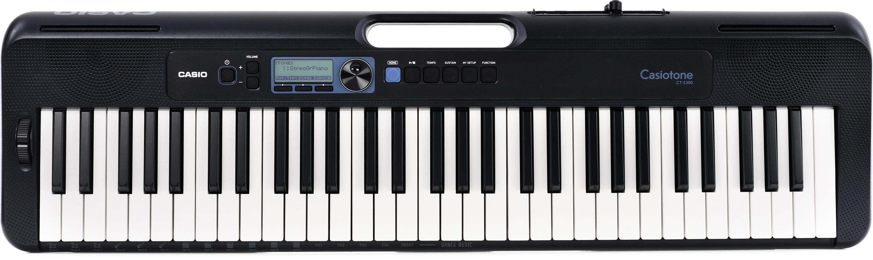 Bundled Item: Casio Casiotone CT-S300 61-key Portable Arranger Keyboard