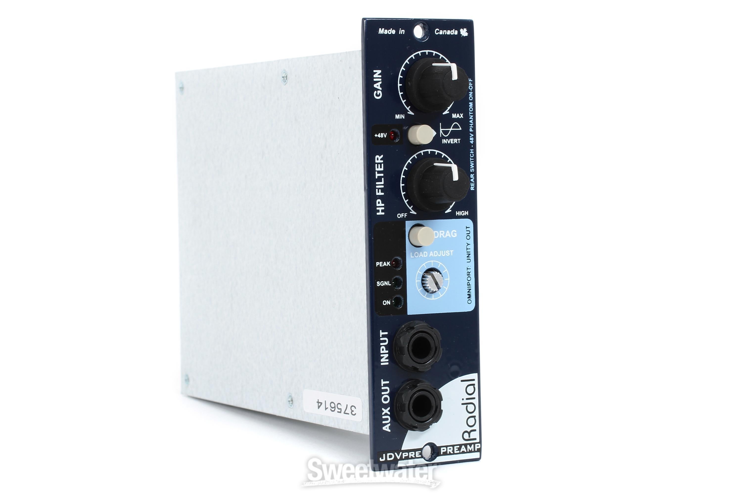 RADIAL ラジアル / JDV preAMP 500 series Radial Engineering JDV-Pre - 500 Series Class A Instrument