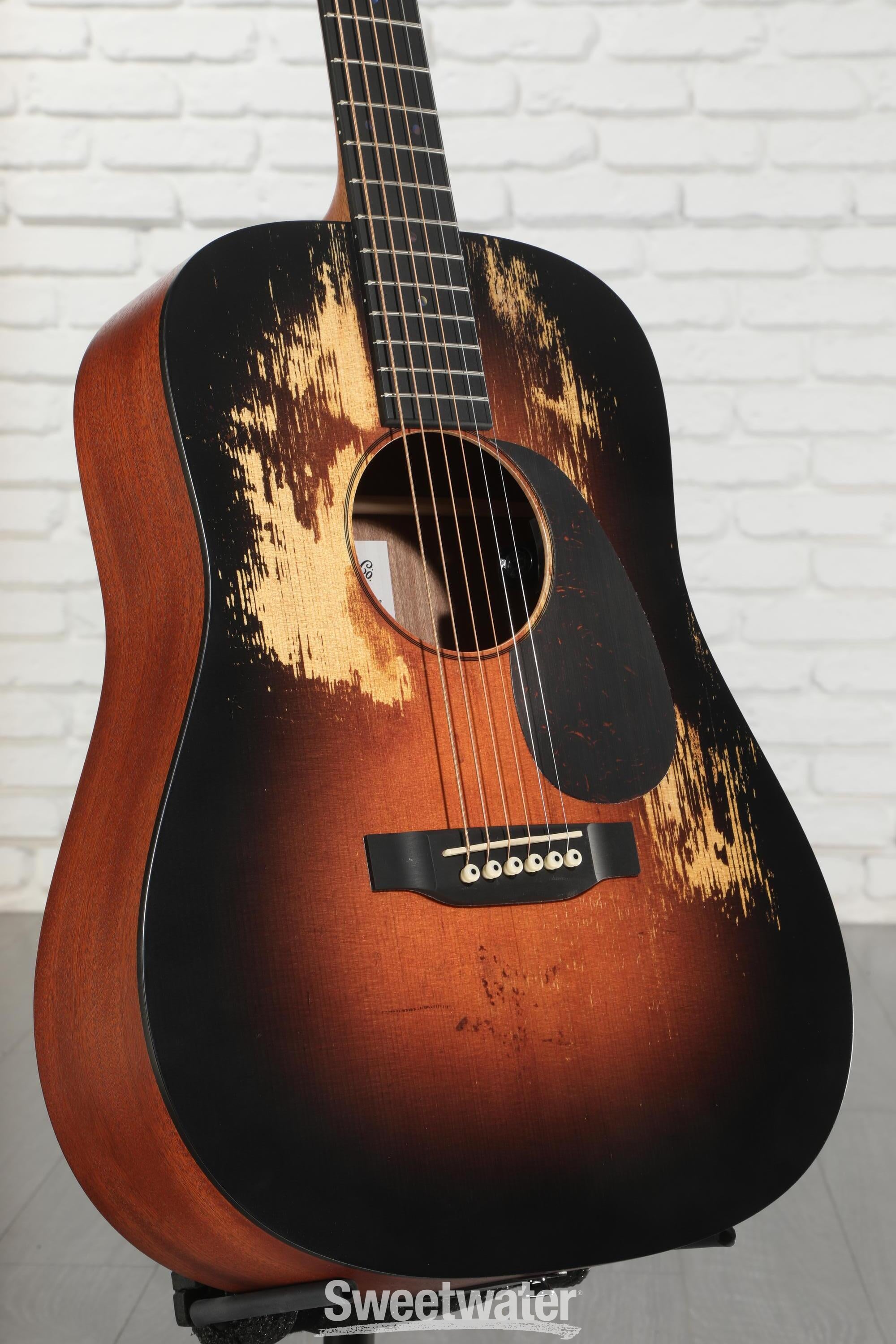 Martin D Jr-E StreetLegend Burst Acoustic-electric Guitar - Custom