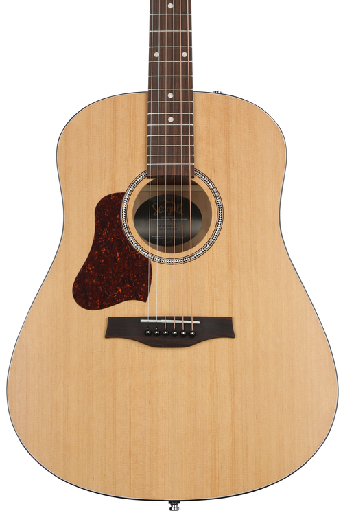 Seagull left handed acoustic outlet guitar