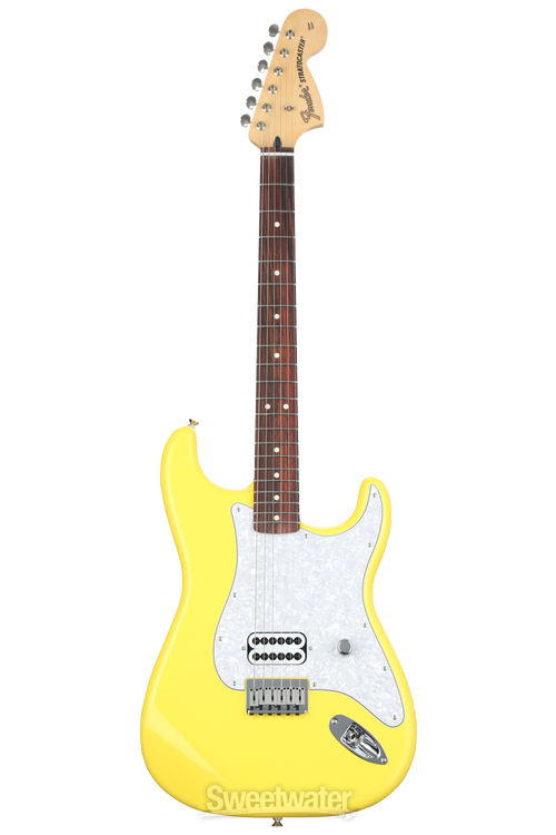Fender Tom DeLonge Stratocaster Electric Guitar - Graffiti Yellow