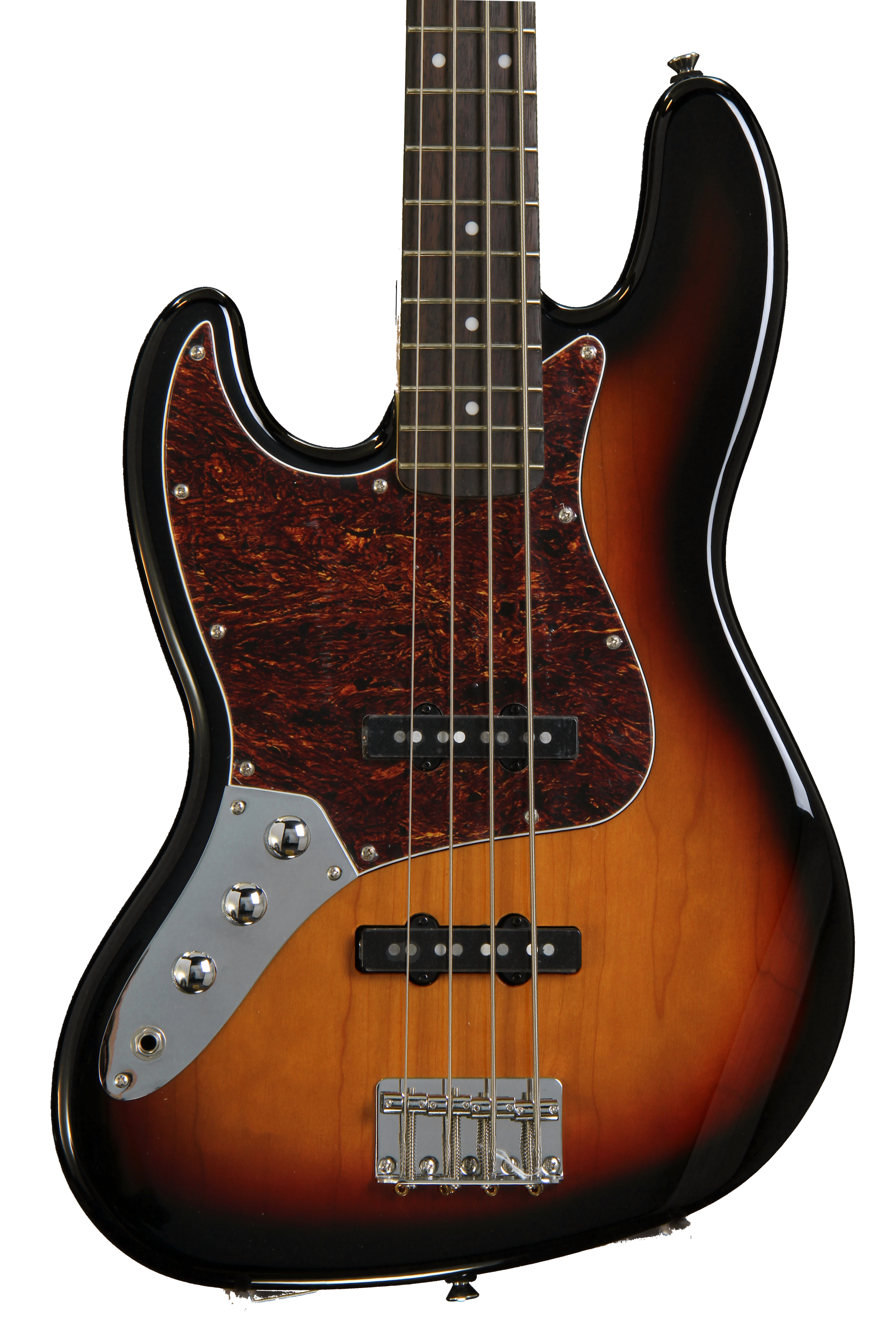 Squier Vintage Modified Jazz Bass, Left-handed - 3-color Sunburst