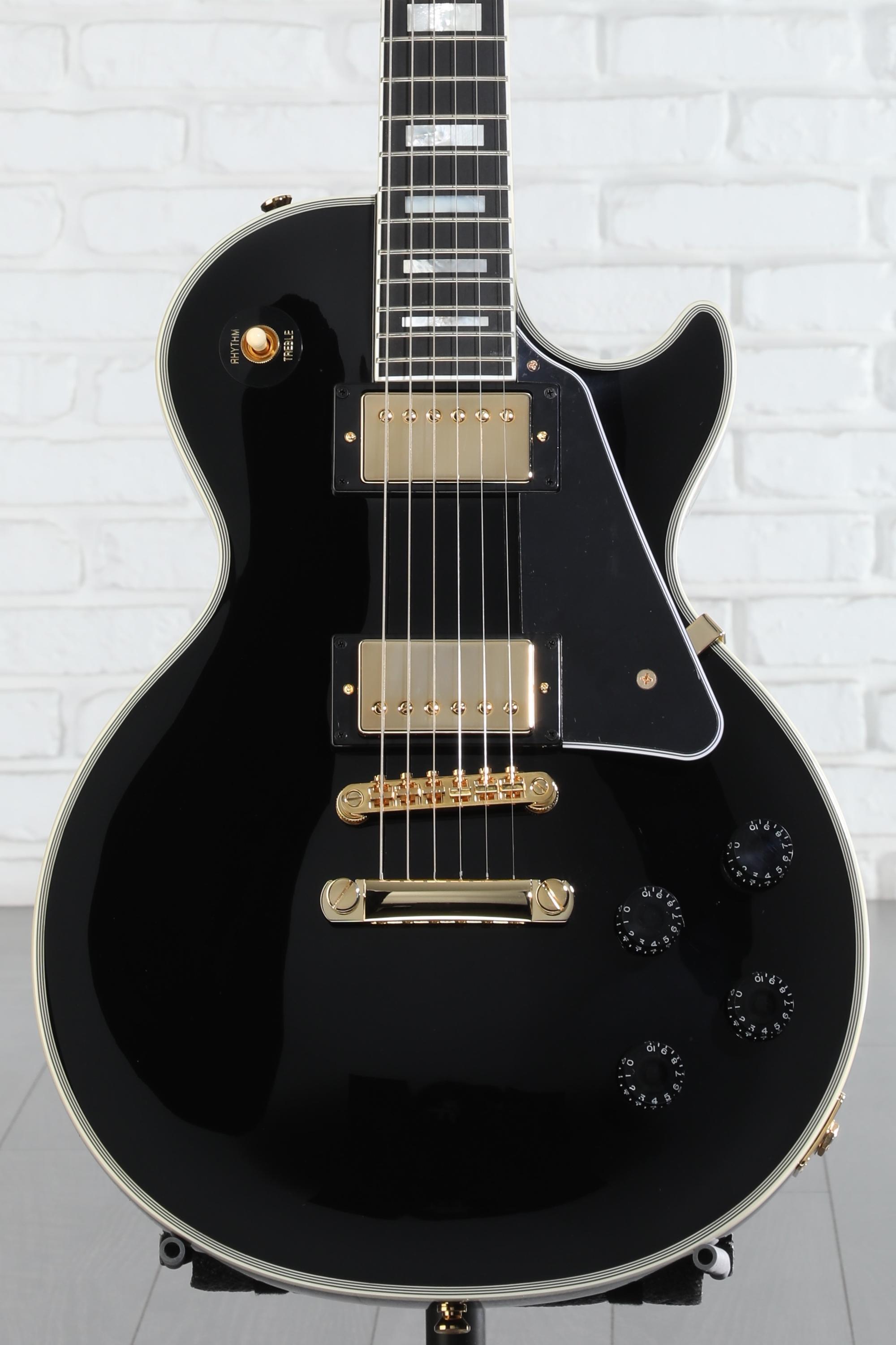 Epiphone Les Paul Custom Electric Guitar - Ebony | Sweetwater