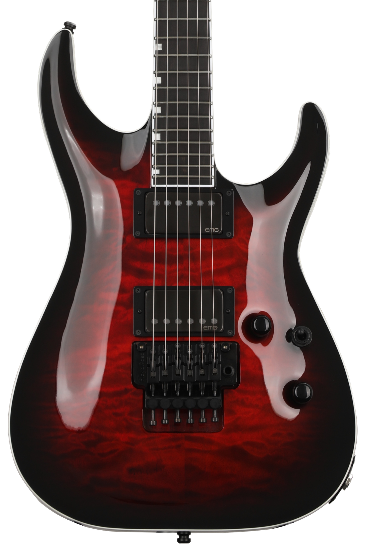 ESP E-II Horizon FR-II Electric Guitar - See-Thru-Black Cherry 