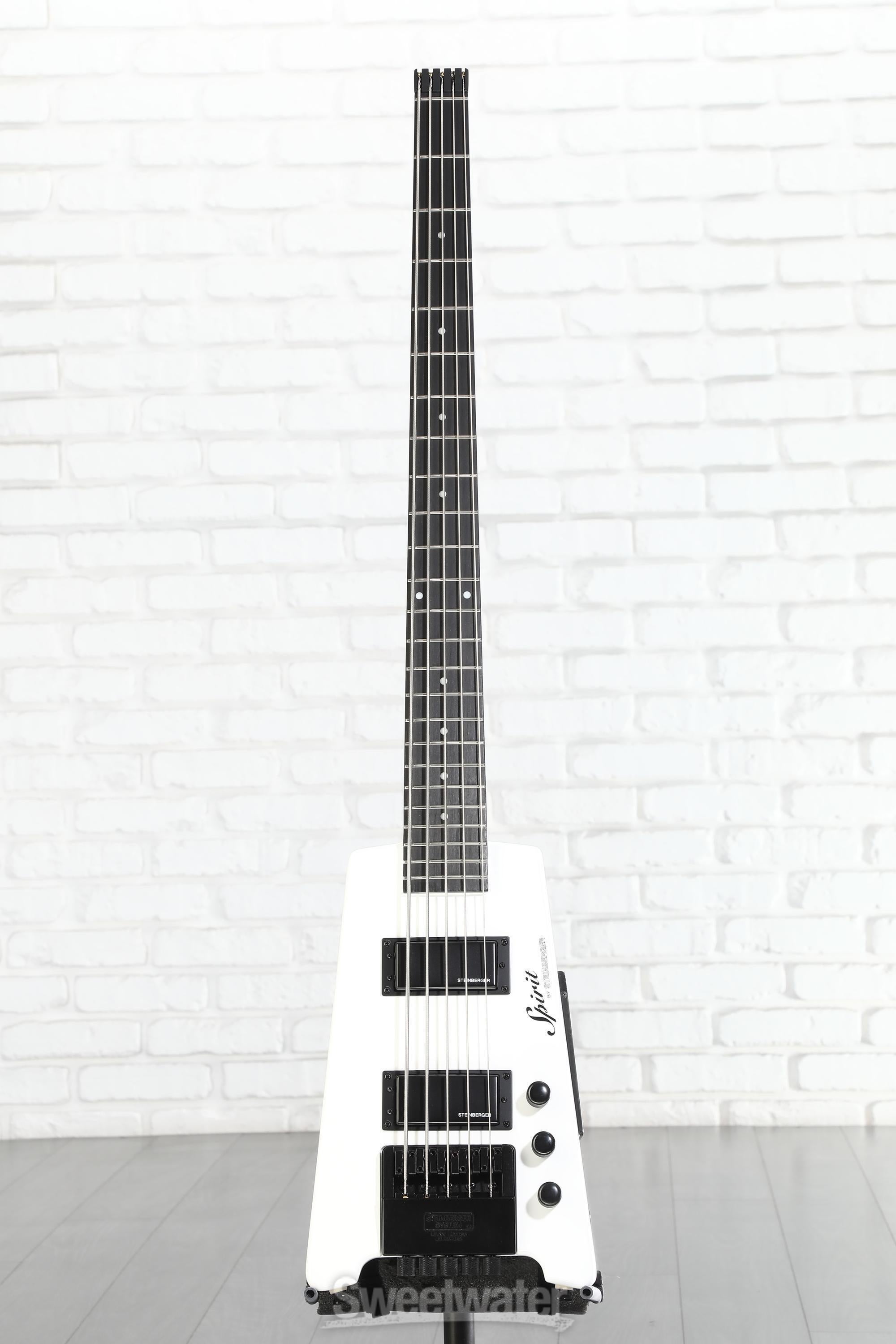 Steinberger Spirit XT-25 5-string Bass Guitar - White | Sweetwater