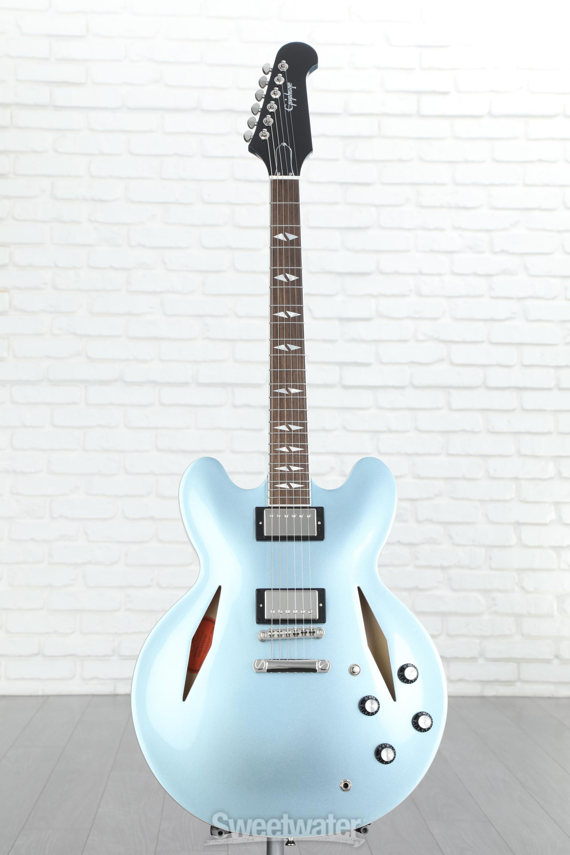 Epiphone Dave Grohl DG-335 Semi-hollowbody Electric Guitar - Pelham Blue