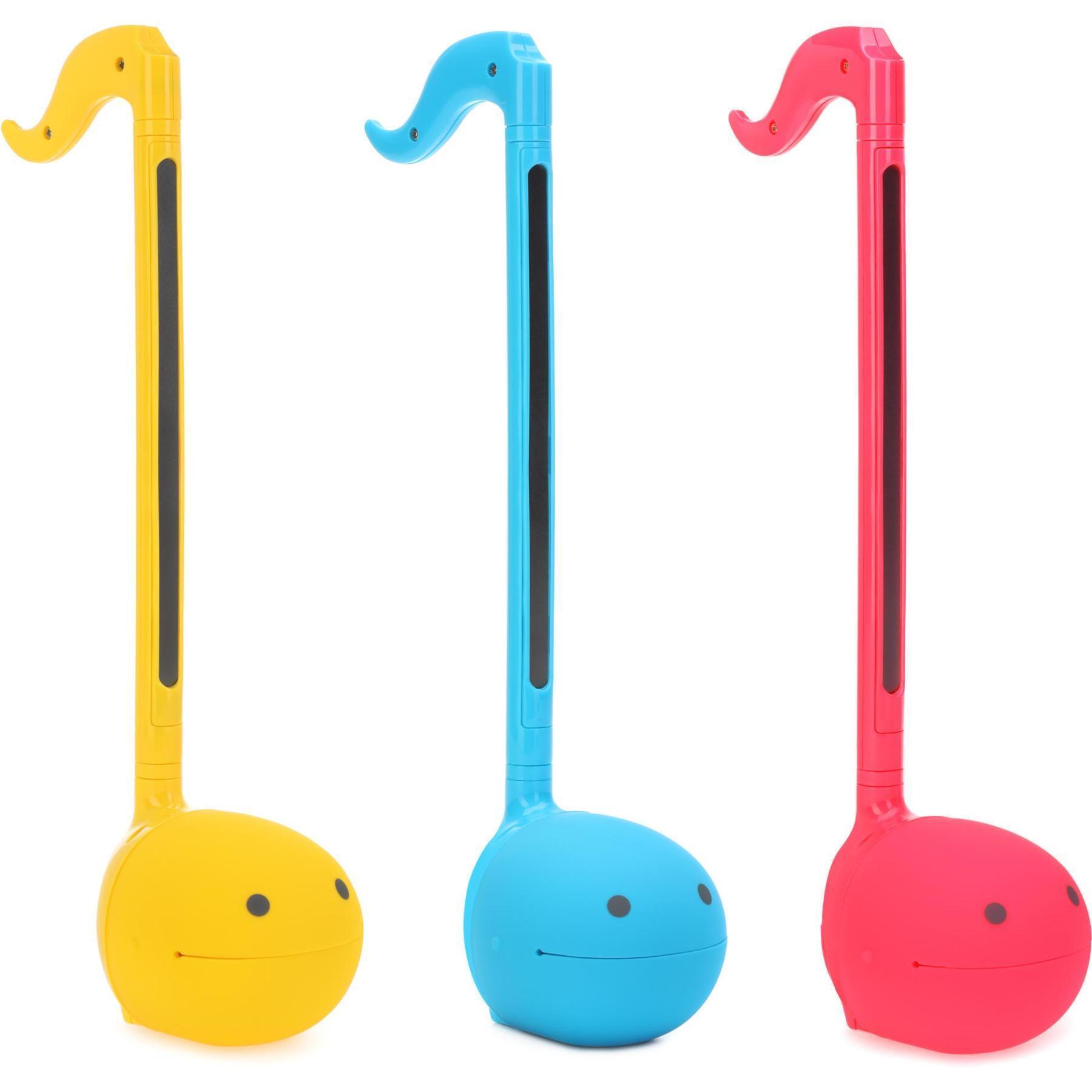 Photo of Otamatone Regular English Version Color Bundle - Yellow, Blue, and Pink