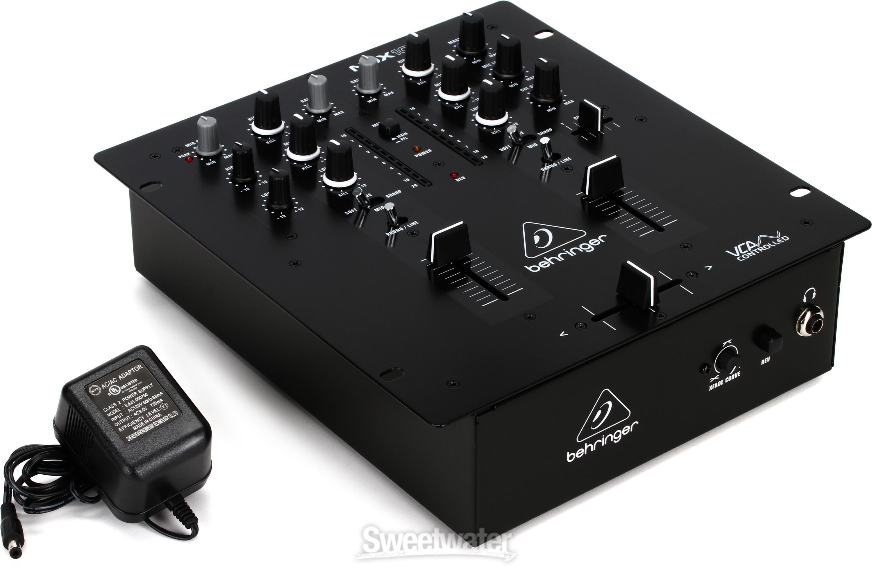 Behringer Pro Mixer NOX101 2-channel DJ Mixer | Sweetwater