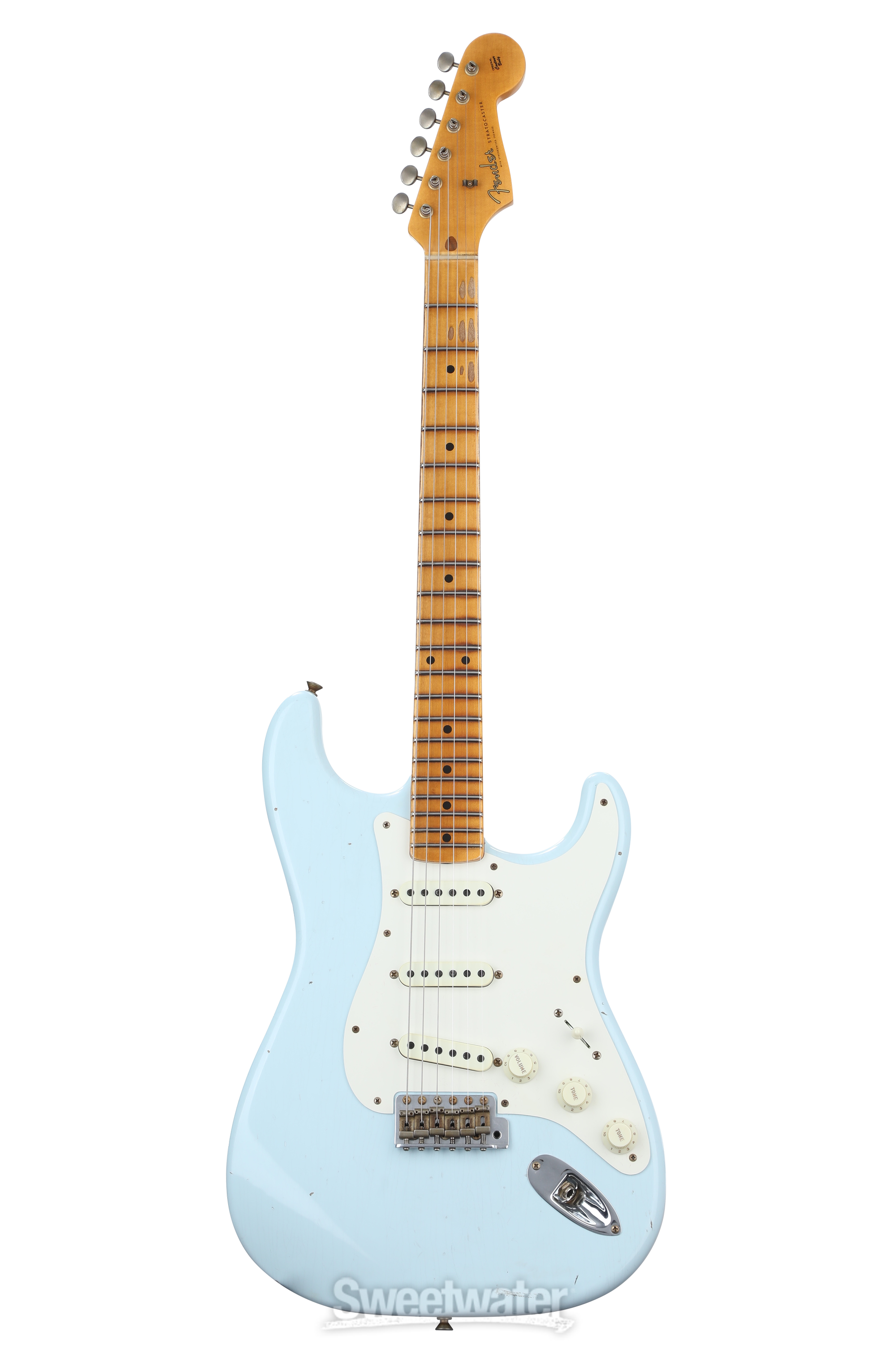 ★Custom HardRelic SonicBlue Stratocaster Fender Custom Shop Vintage Custom Hardtail Stratocaster Time