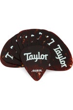 Photo of Taylor Celluloid 351 Guitar Picks 12-pack - Tortoise Shell .46mm