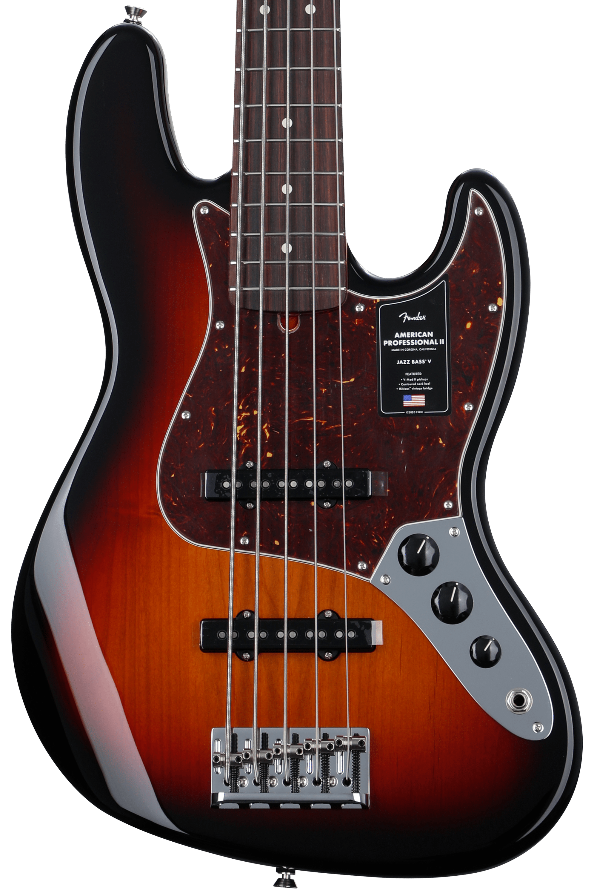 Fender American ProfessionalⅡ JazzBass V Fender American Professional II Jazz Bass V - 3 Color Sunburst