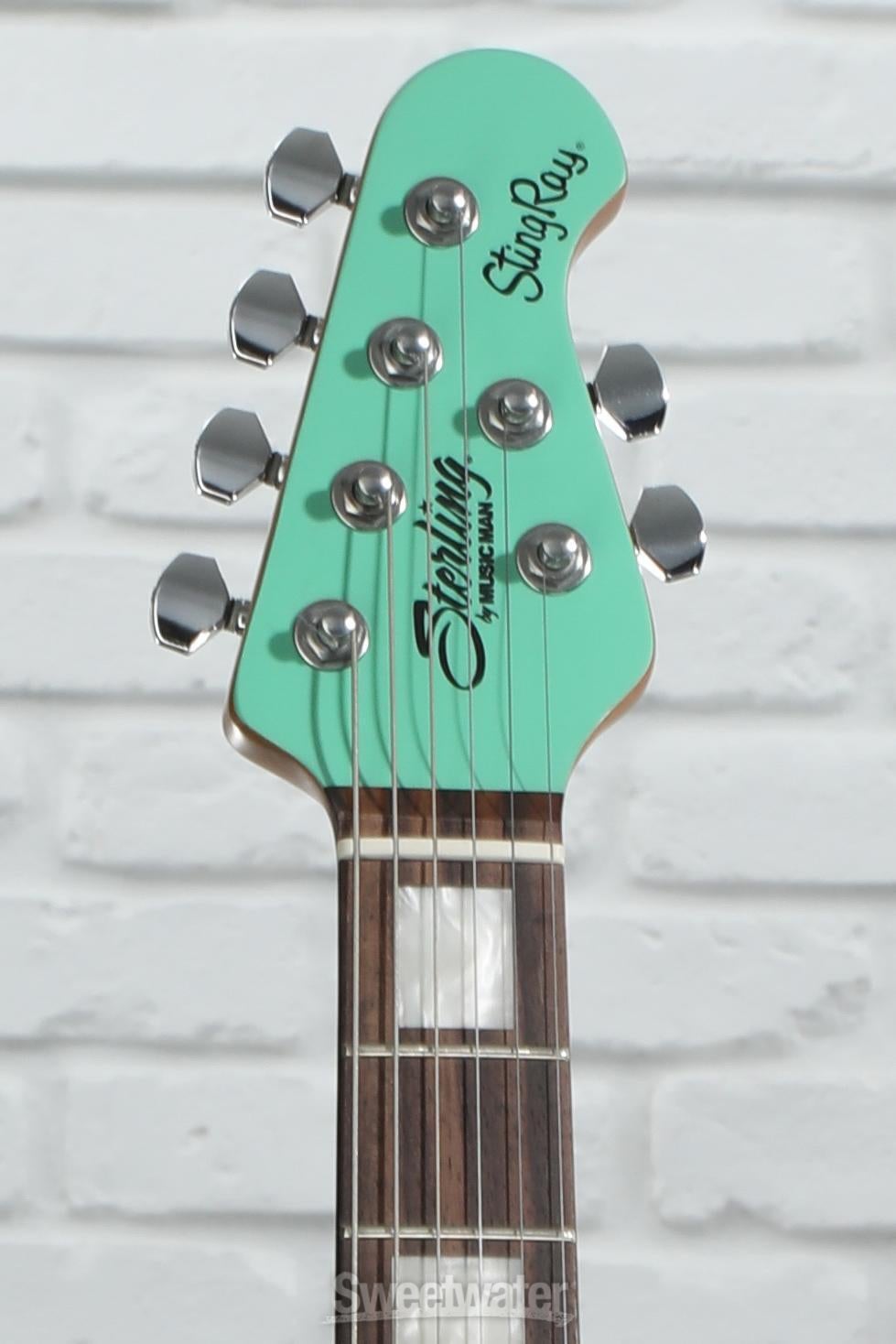Sterling By Music Man StingRay Plus Electric Guitar - Seafoam