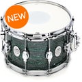Photo of DW Design Series Snare Drum - 6 inch x 14 inch, Green Strata Sweetwater Exclusive