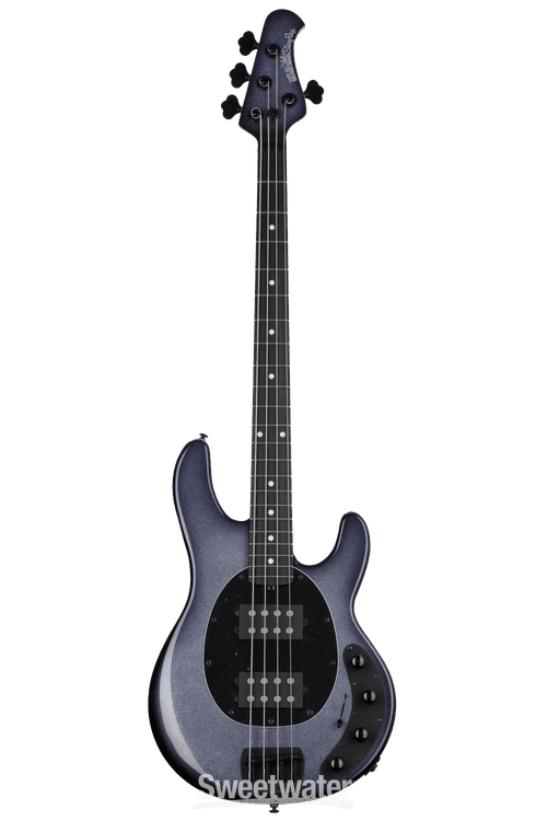 Ernie Ball Music Man StingRay Special 4 HH Bass Guitar - Eclipse Sparkle,  Sweetwater Exclusive