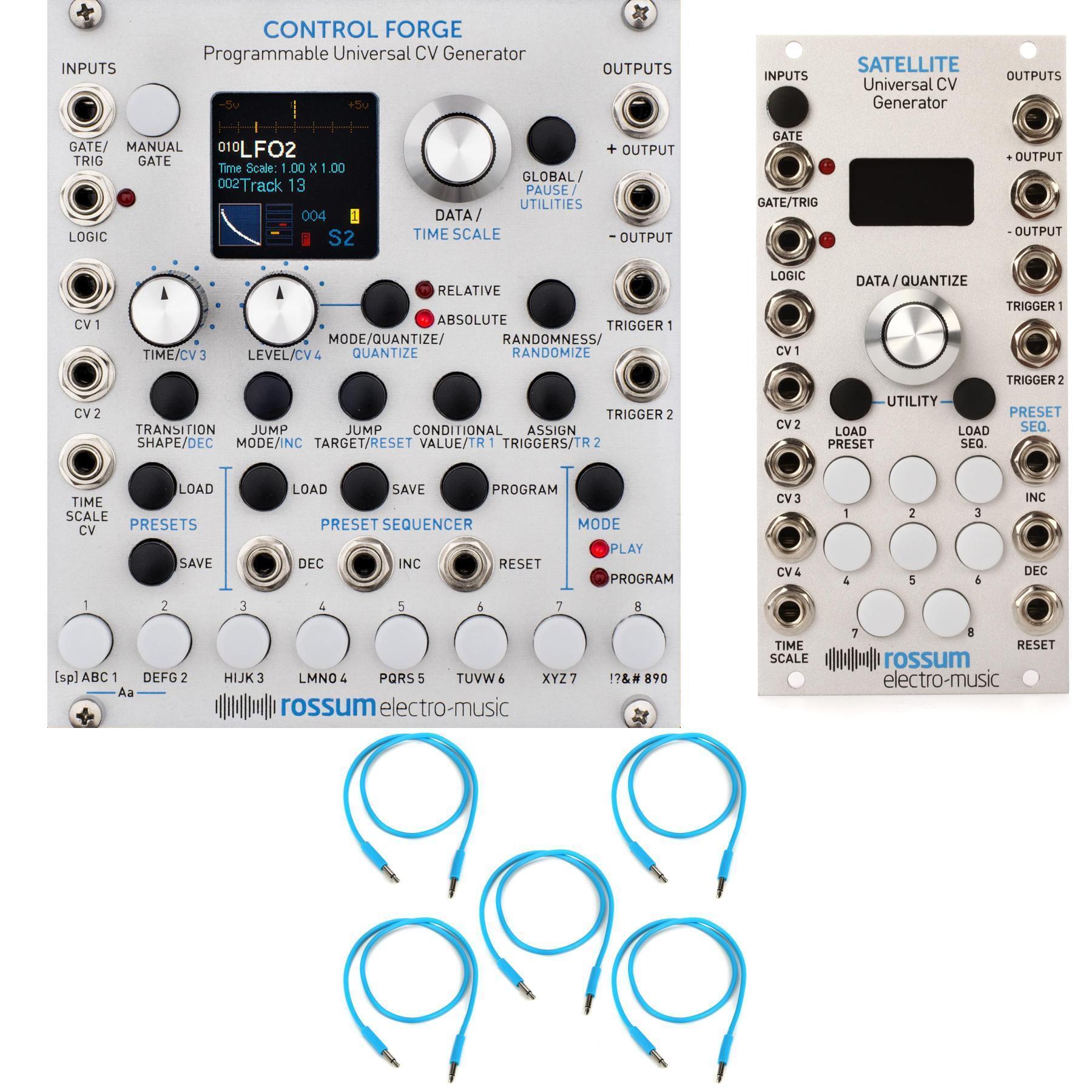 Control Forge Eurorack Programmable CV Generator and Satellite