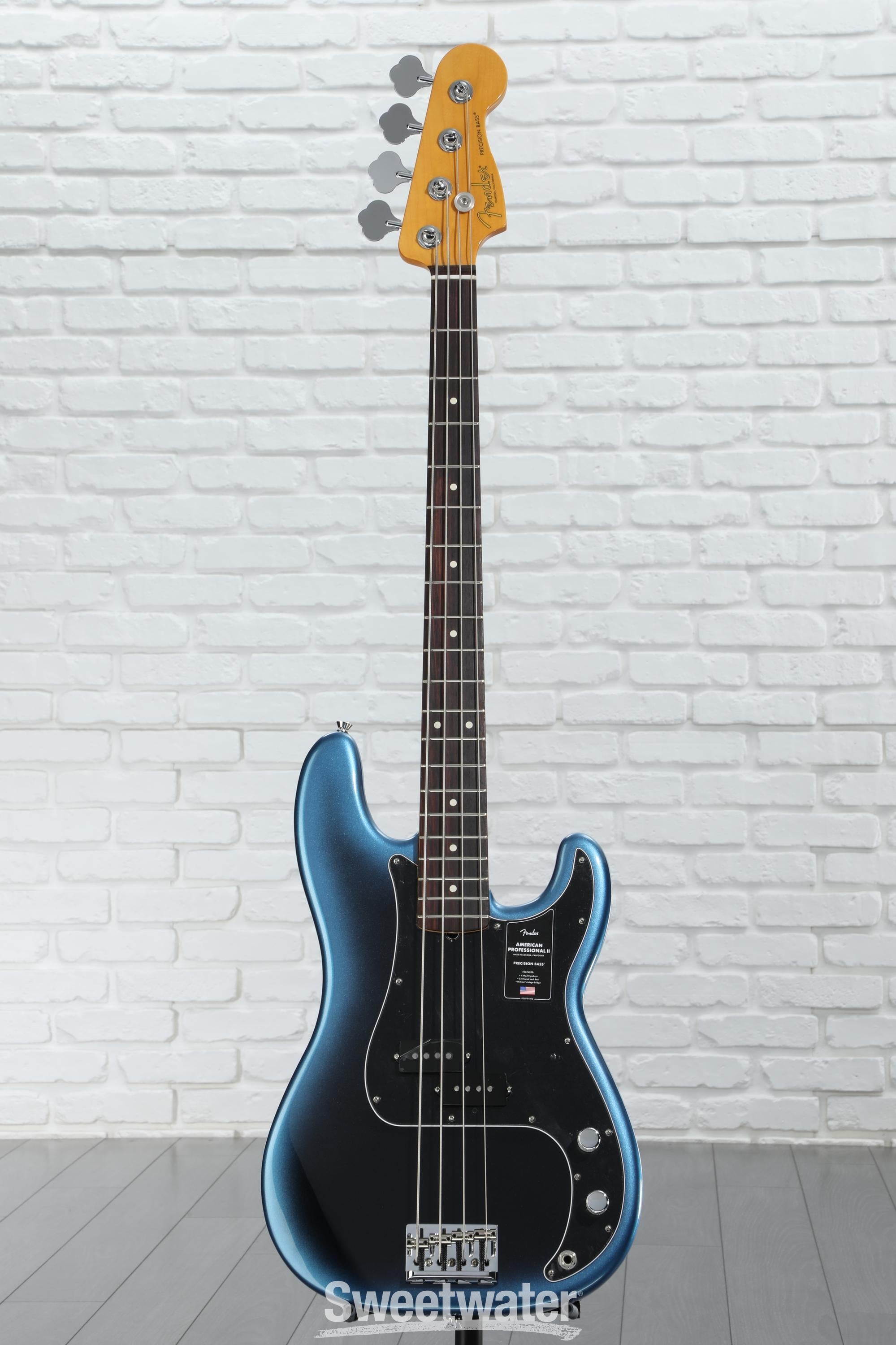 ベース Fender American Professional II Bass Fender American Professional II Precision Bass - Dark Night