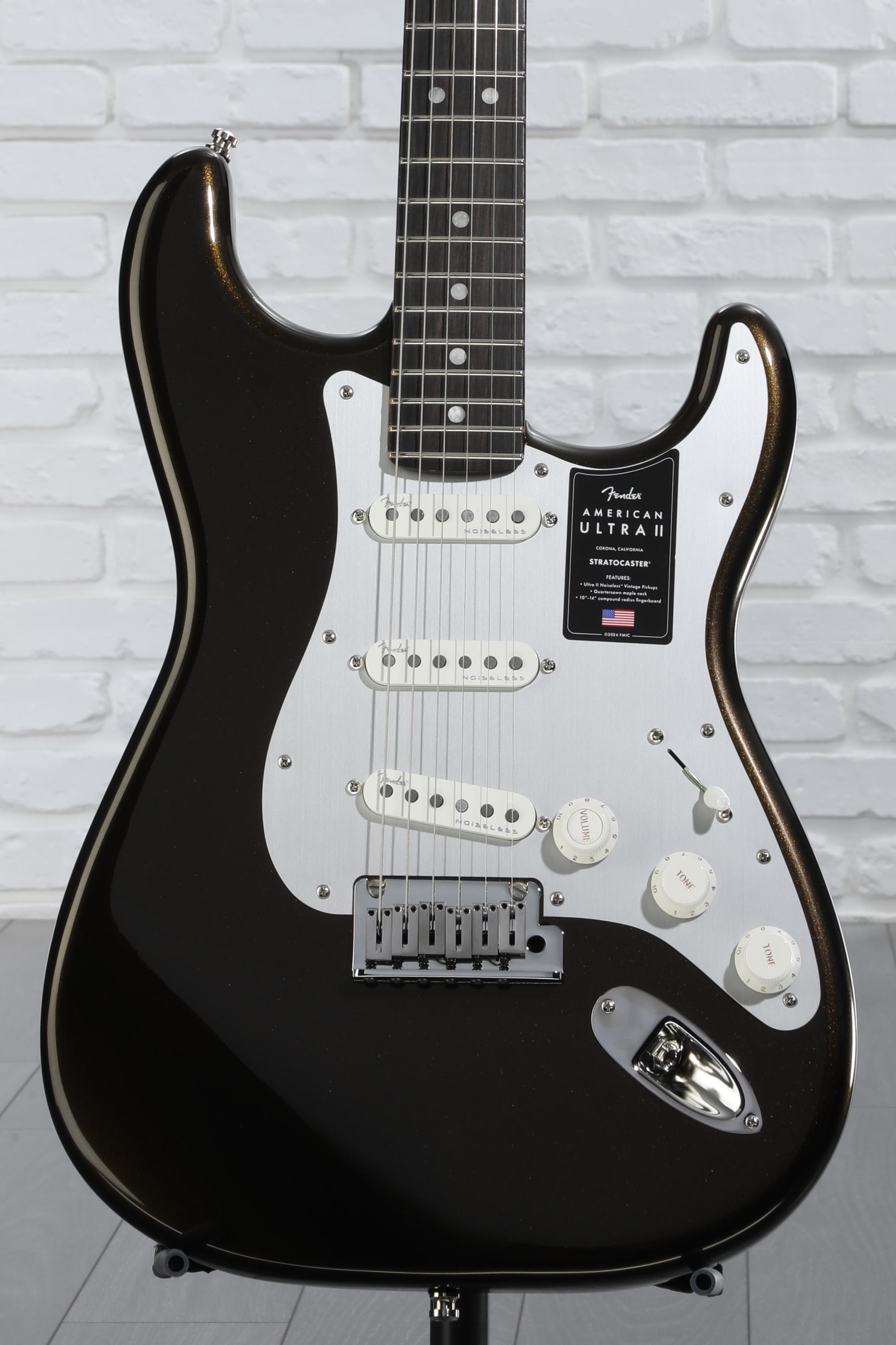 Fender American Ultra II Stratocaster Electric Guitar - Texas Tea