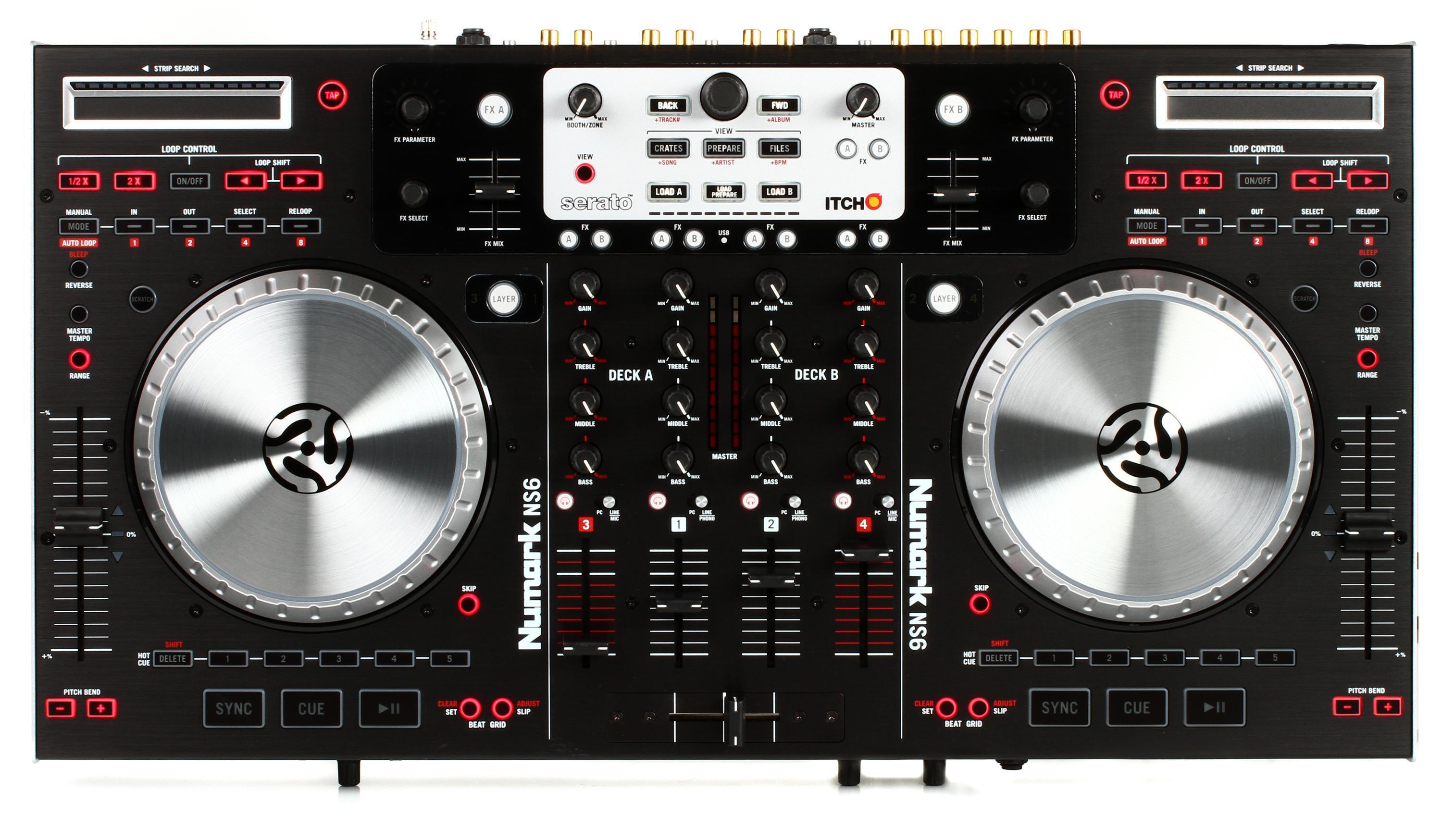 Numark NS6 4-channel DJ Mixer and Controller