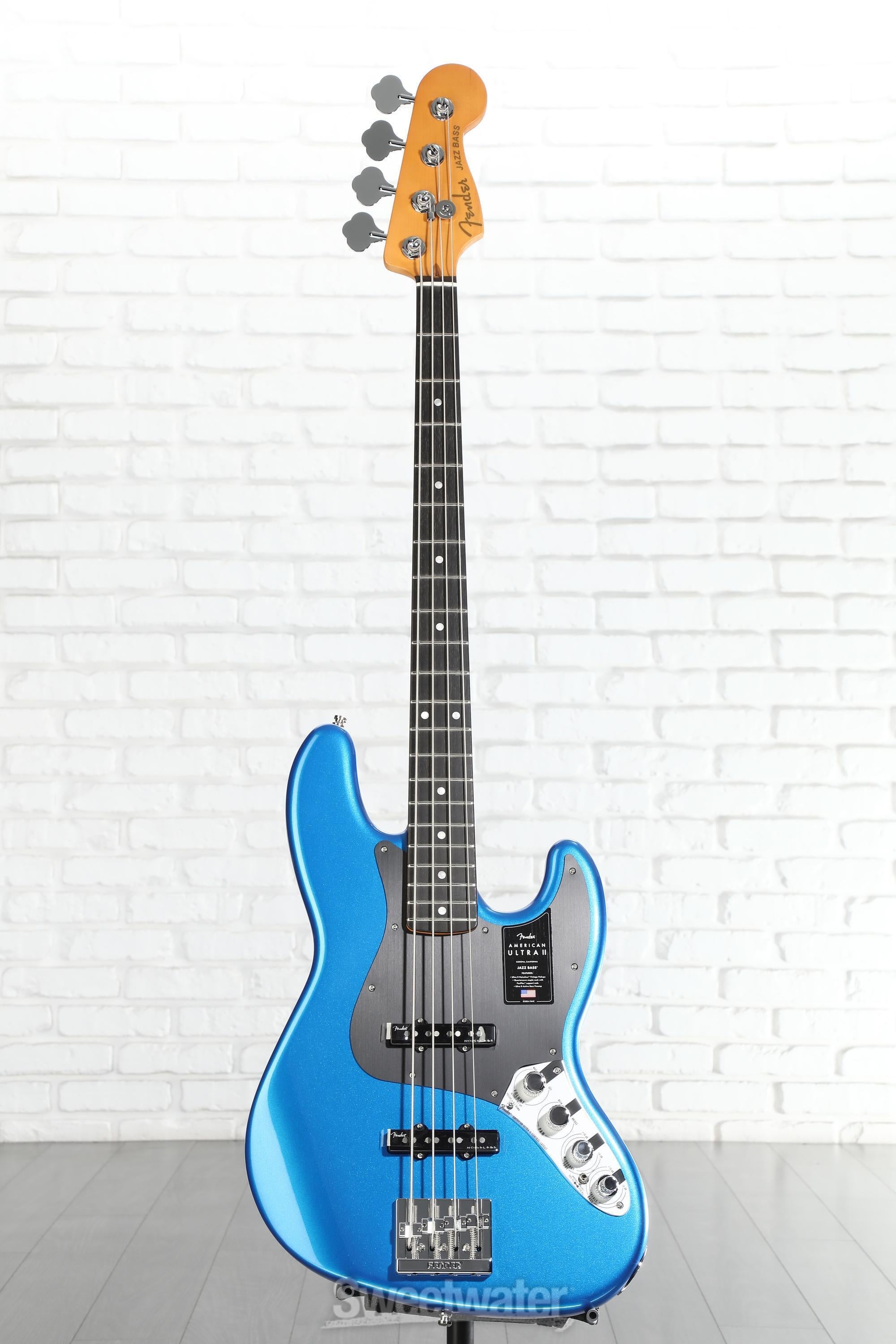 新品未使用Fender USA American Ultra Jazz Bass Fender American Ultra Jazz Bass V - Arctic Pearl with Maple