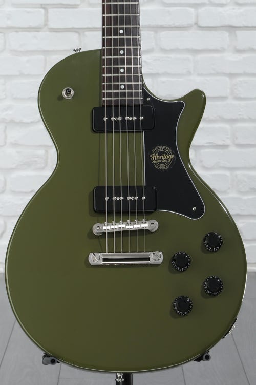 Heritage Custom Core H-137 Electric Guitar - Olive Drab