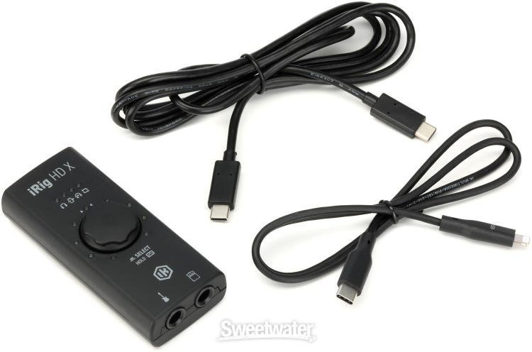 Mobile interface IK Multimedia iRig HD 2 for connecting the guitar